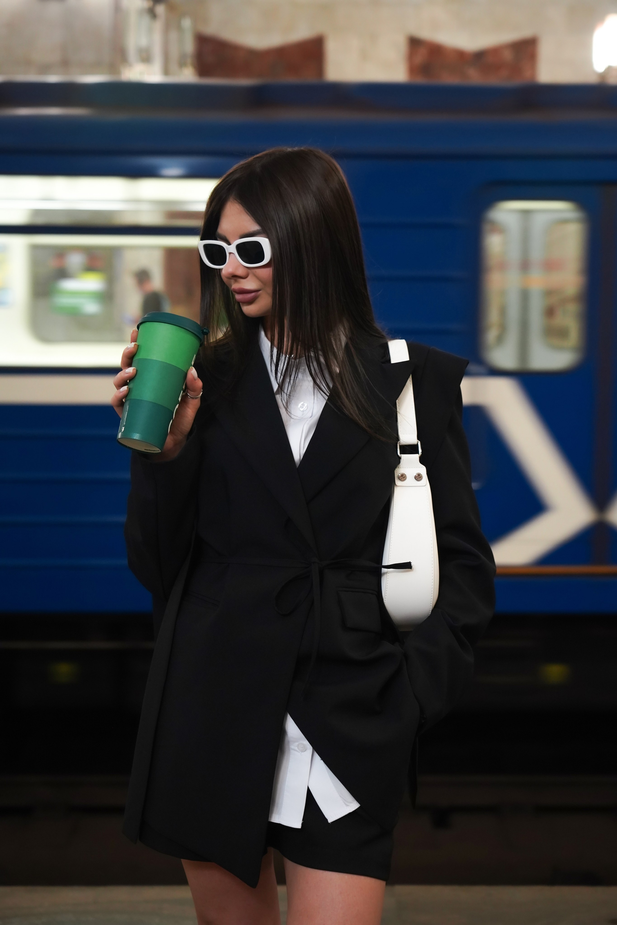 Фотосессия в метро. Анна, фотограф Москва, Зеленоград