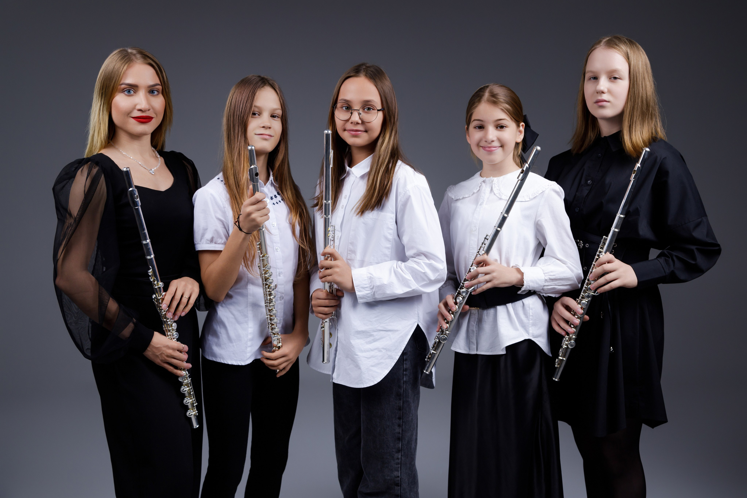 Флейтовый класс Юлии Попружной. Фотограф Новосибирск Анна Полонова