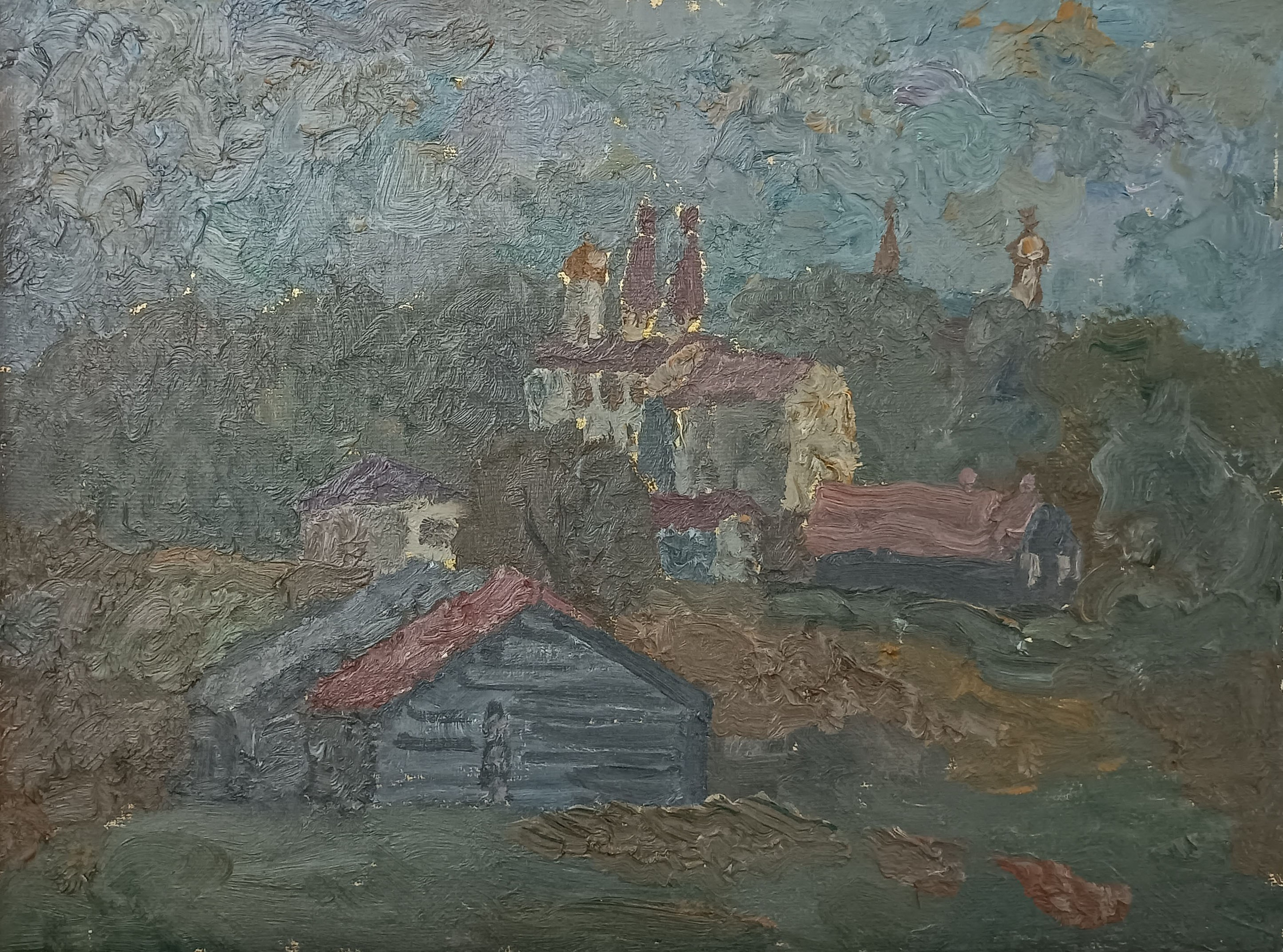 «Ферапонтово» 1981 год. Художник Величко Вадим Семёнович