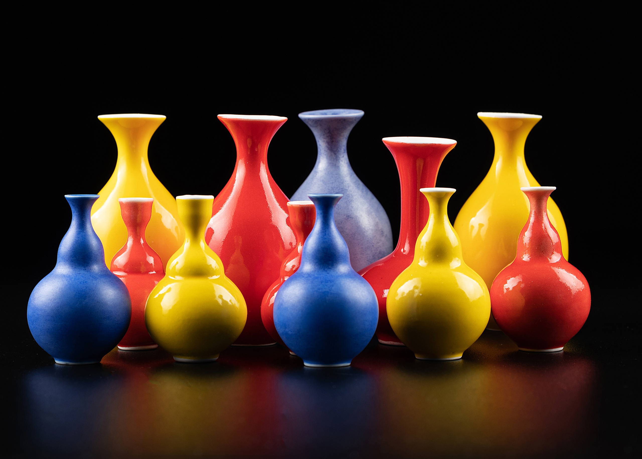 мини вазы, керамика , рекламное фото, каталожная съемка