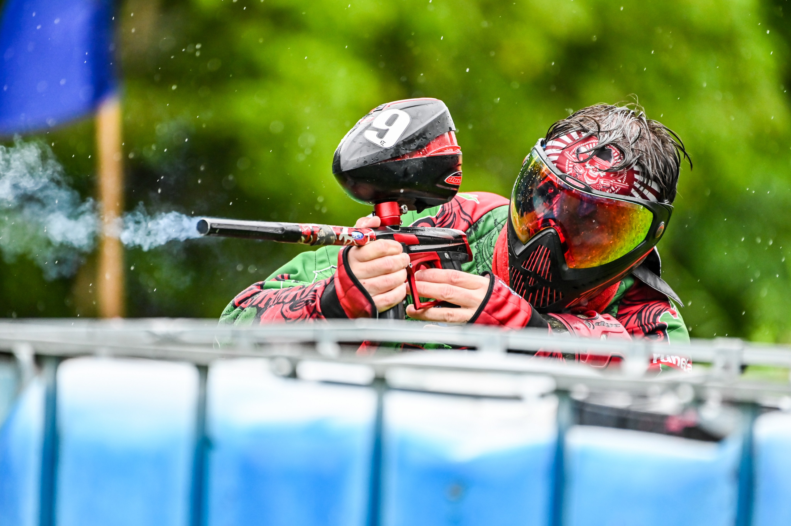 Пейнтбол в Дождь. Фоторепортажи Сахалина