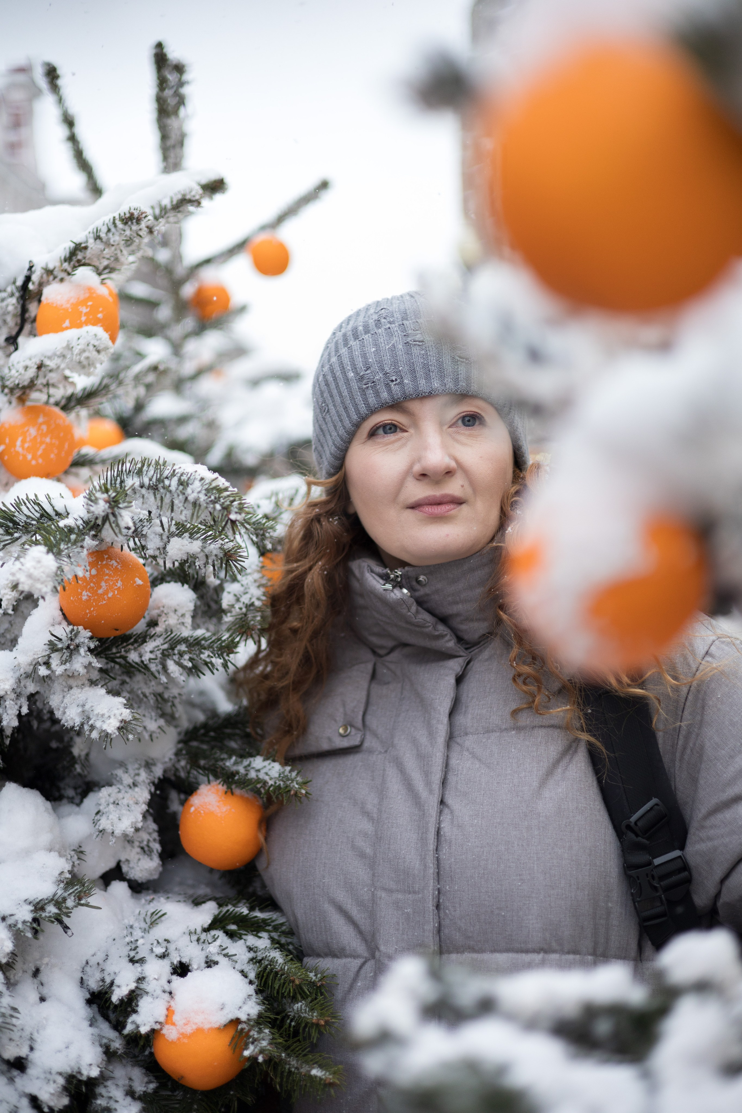 Зимняя прогулка с Анастасией. ФОТОГРАФ МОСКВА ЮЛИЯ ИБРАГИМ