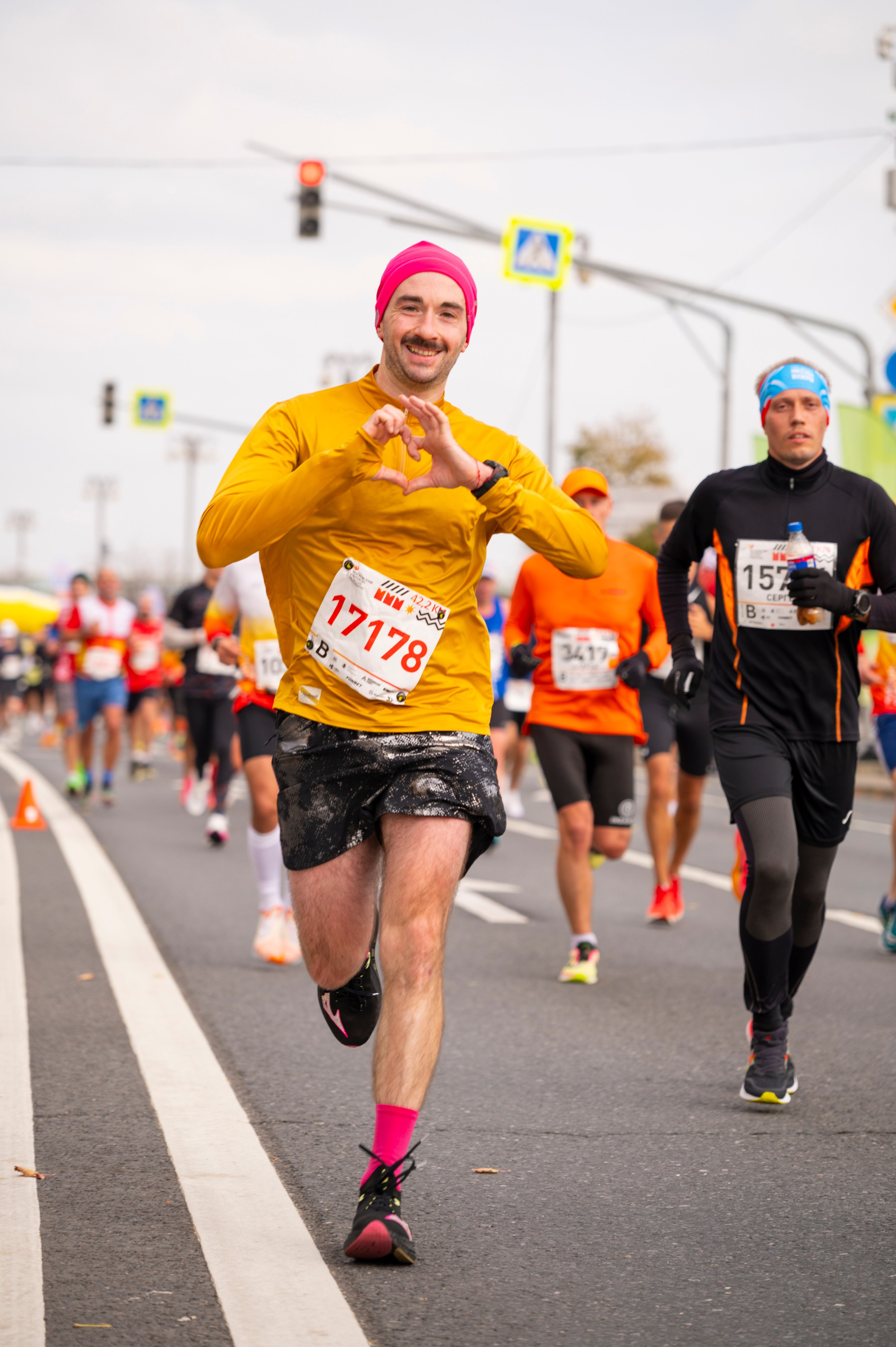 Спортивные мероприятия: Московский марафон 2024. Фотограф Михаил Волков