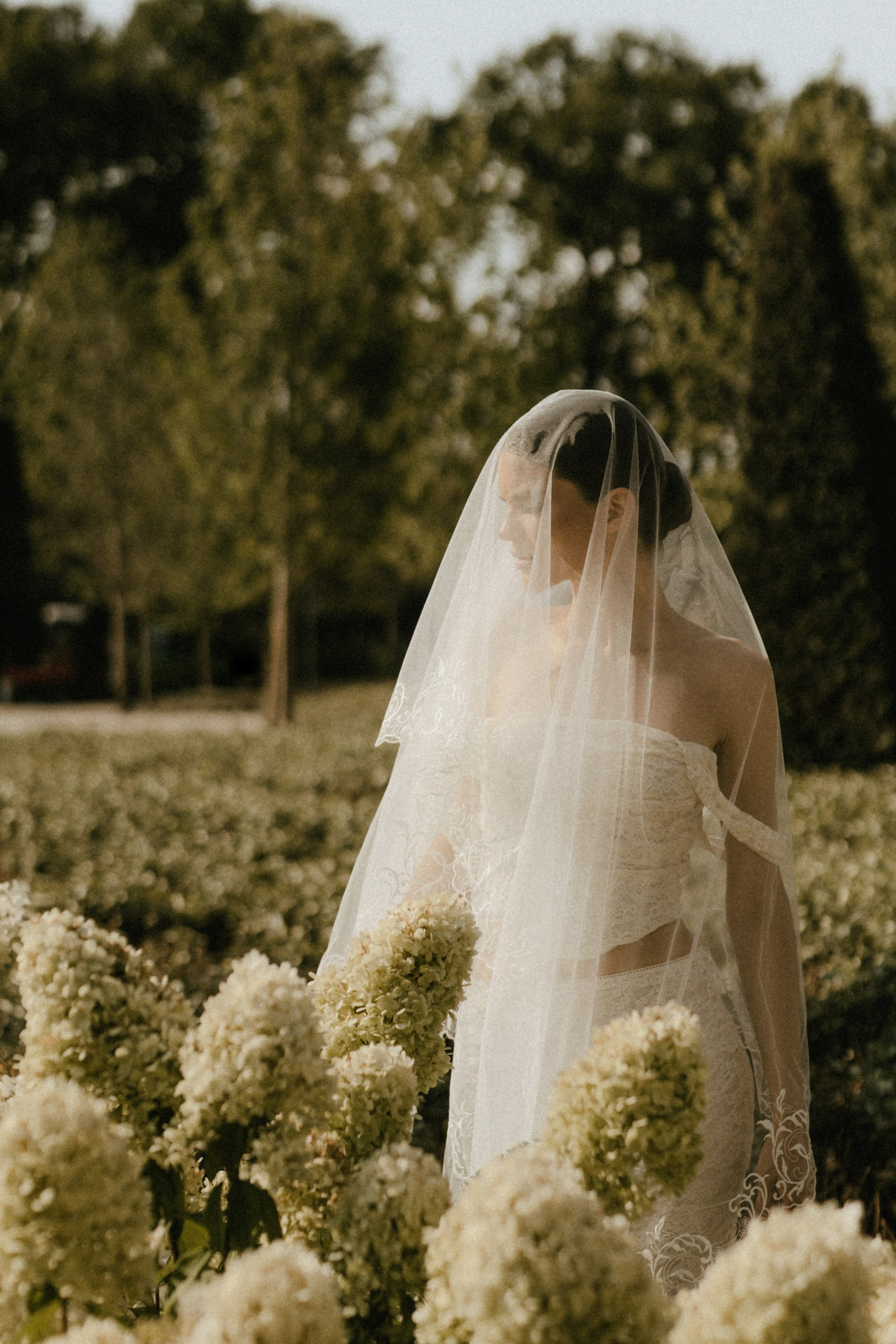 Нежное утро невесты в парке. Свадебный фотограф в Краснодаре и по всему ЮФО и Миру Ольга Гусева