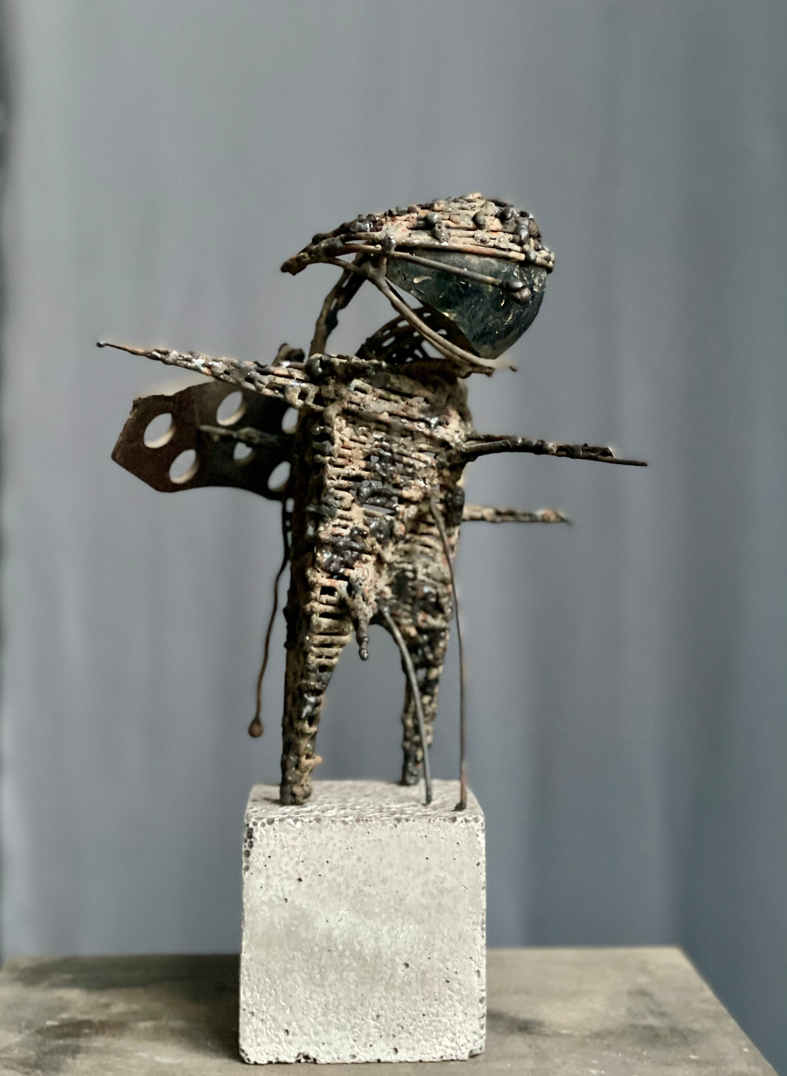 Ископаемый летун_Fossil flyer_2020. Художник — скульптор Антонина Фатхуллина