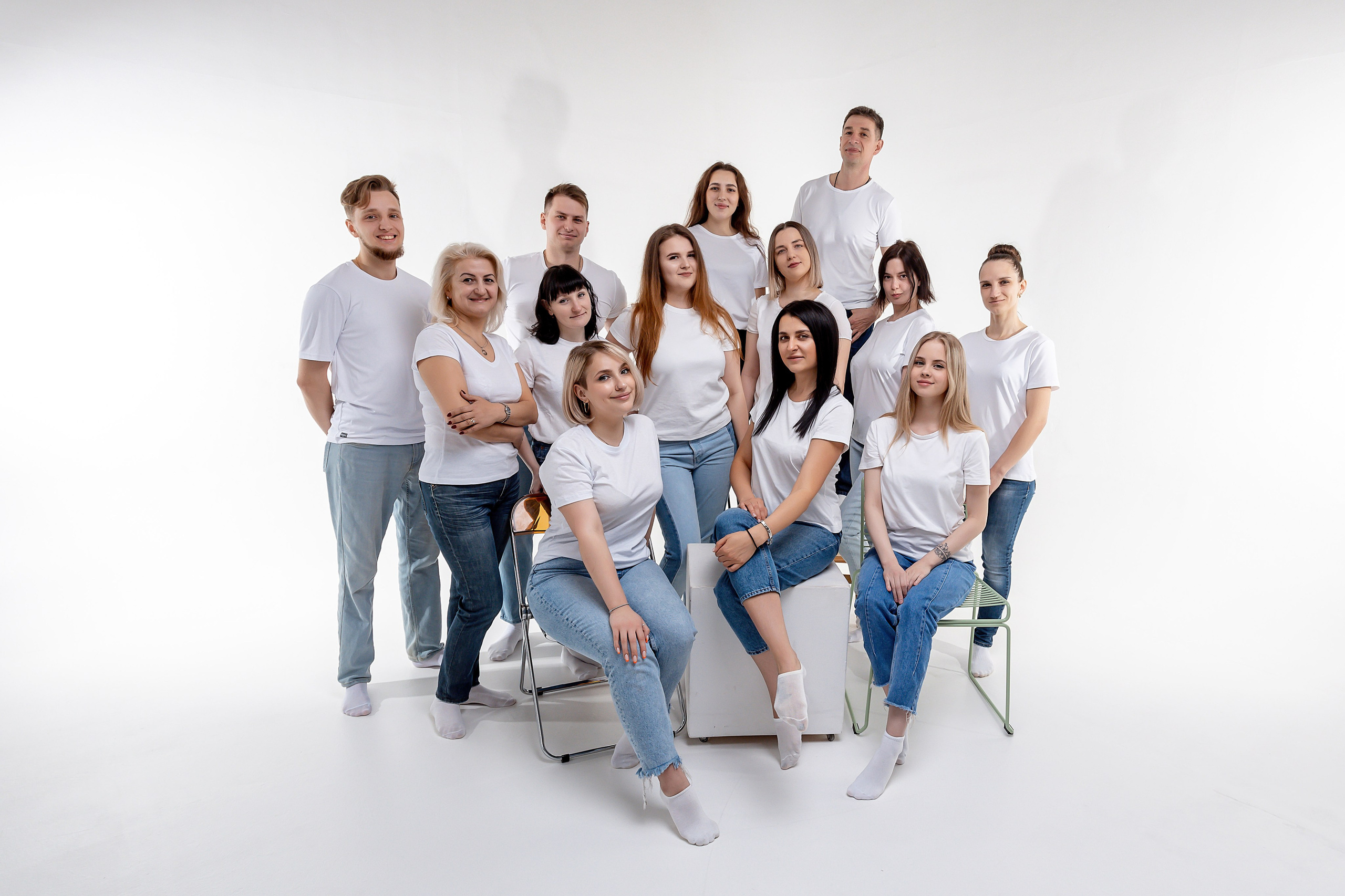 СЪЁМКА КОЛЛЕКТИВА В СТУДИИ. Свадебный фотограф в Воронеже Ирина Кривцова