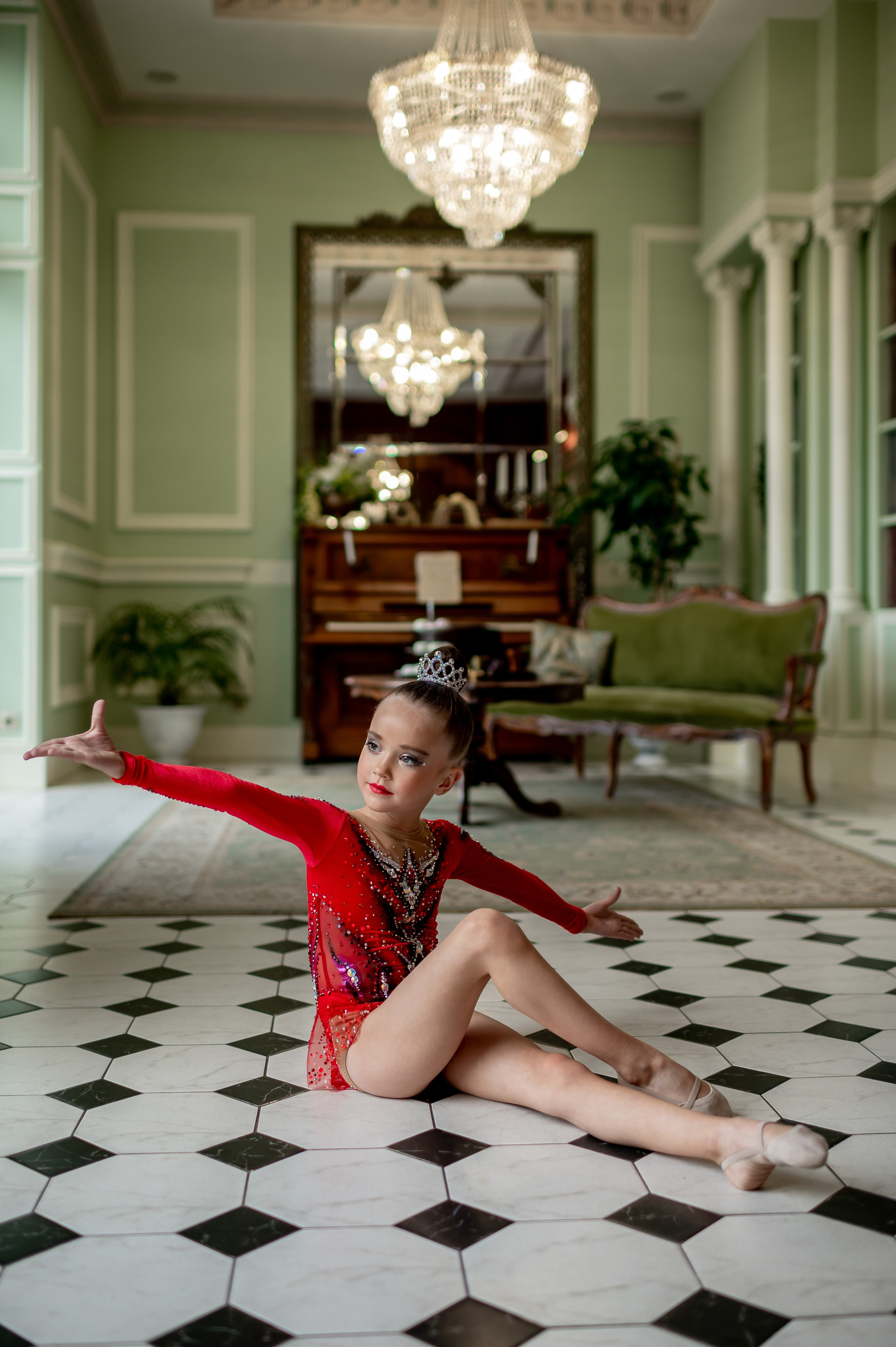 Фотосессия для юной гимнастки. Портретный, семейный и свадебный фотограф в Санкт-Петербурге и в Москве Ширяев Денис