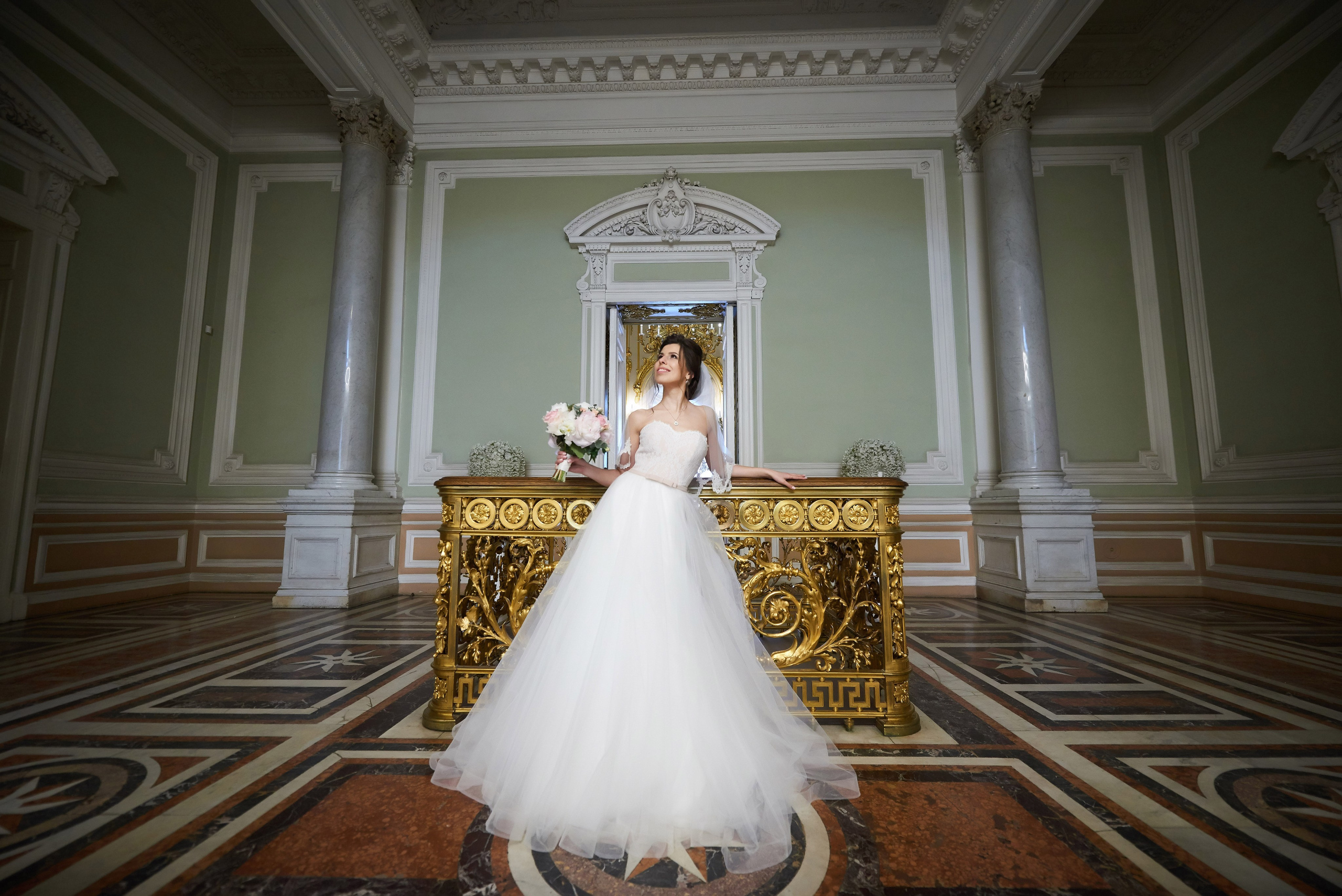 Валерия и Андрей (свадебная фотосессия в Летнем саду). Портретный, семейный и свадебный фотограф в Санкт-Петербурге и в Пушкине Ширяев Денис