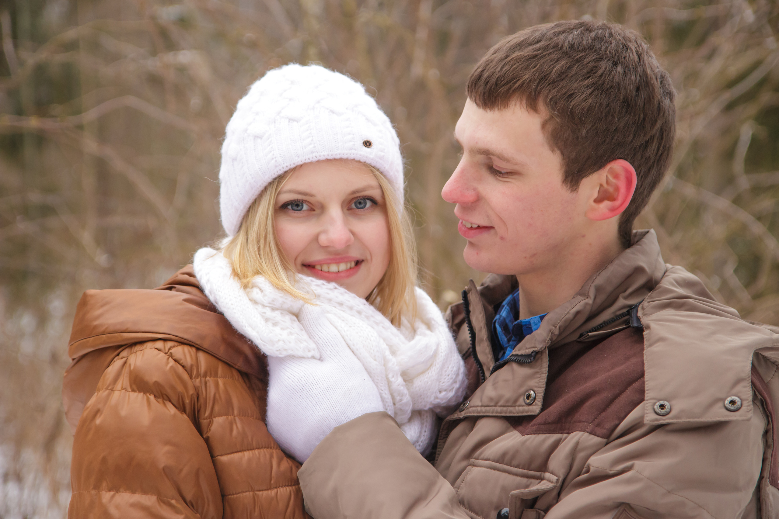 Миша и Аня зимняя. Свадебный и семейный фотограф в Могилеве и Минске