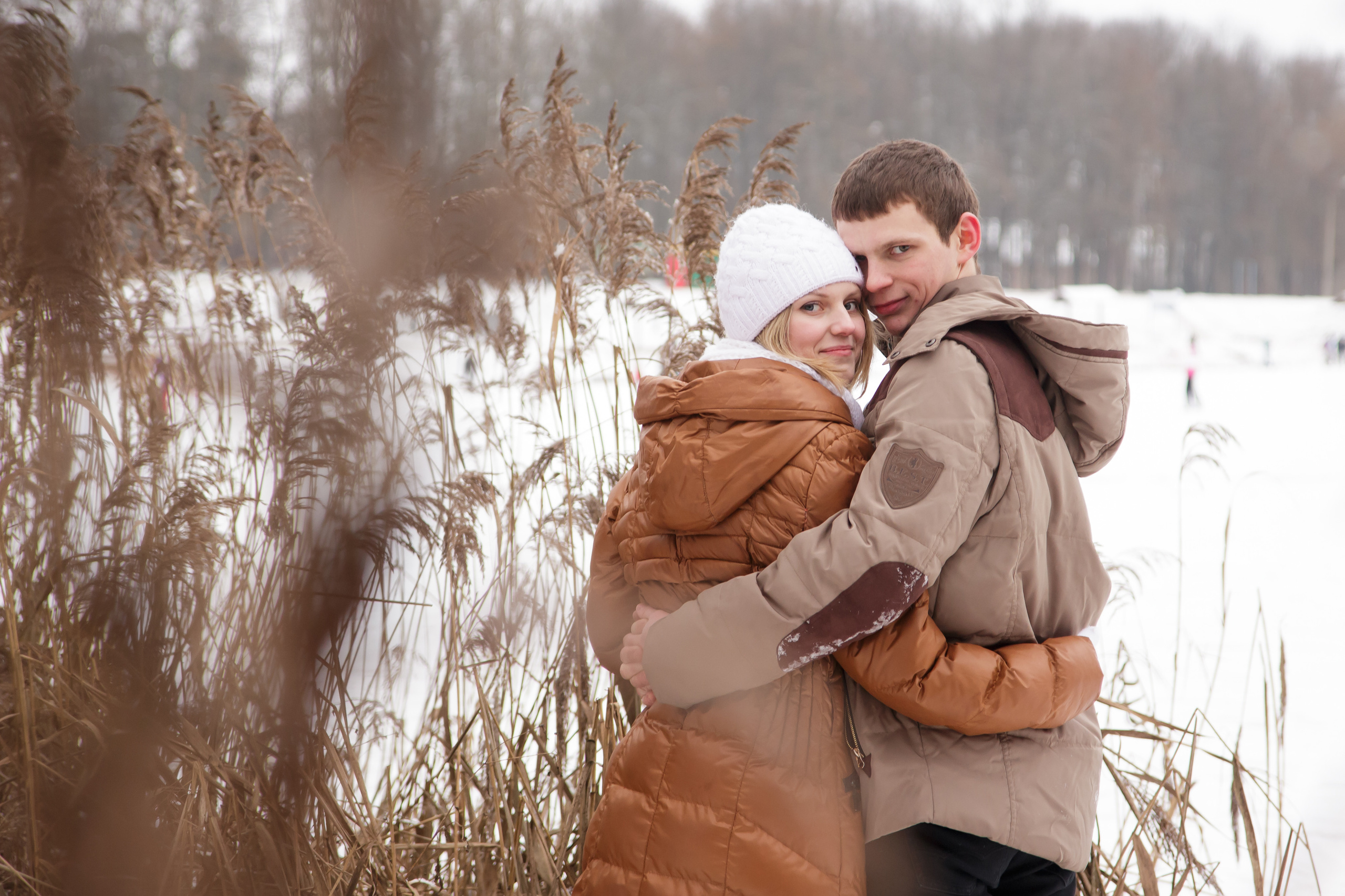 Миша и Аня зимняя. Свадебный и семейный фотограф в Могилеве и Минске