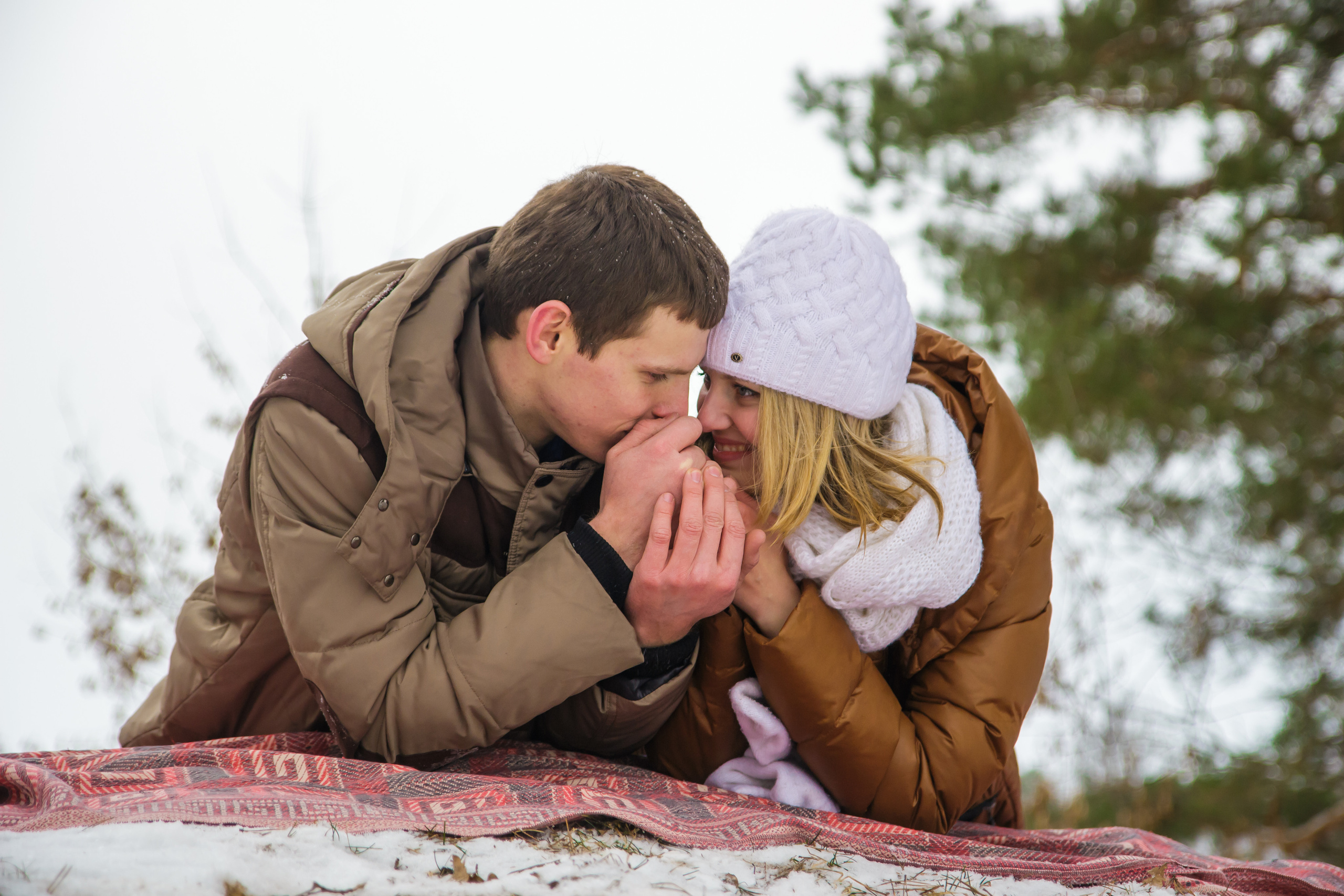 Миша и Аня зимняя. Свадебный и семейный фотограф в Могилеве и Минске