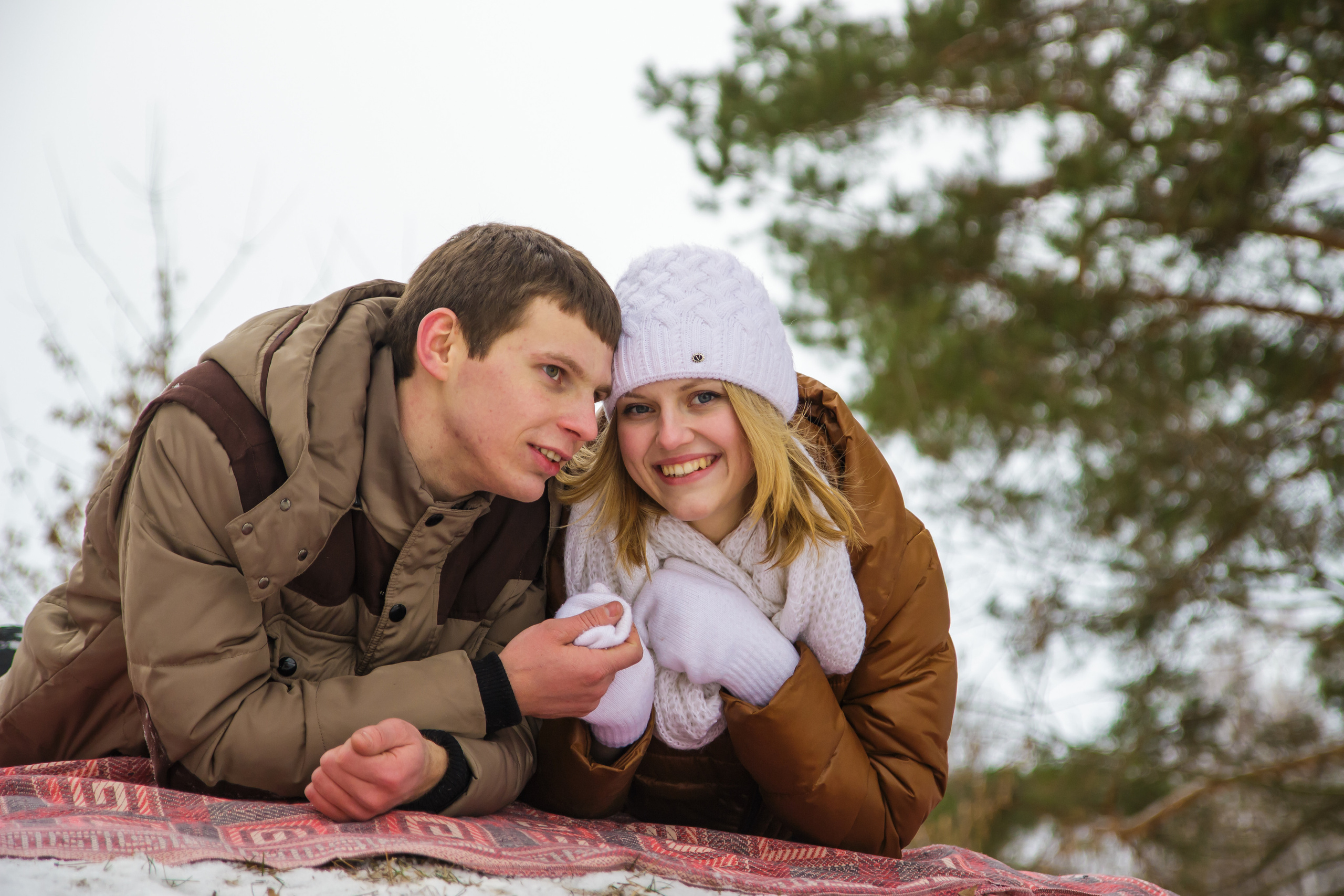 Миша и Аня зимняя. Свадебный и семейный фотограф в Могилеве и Минске