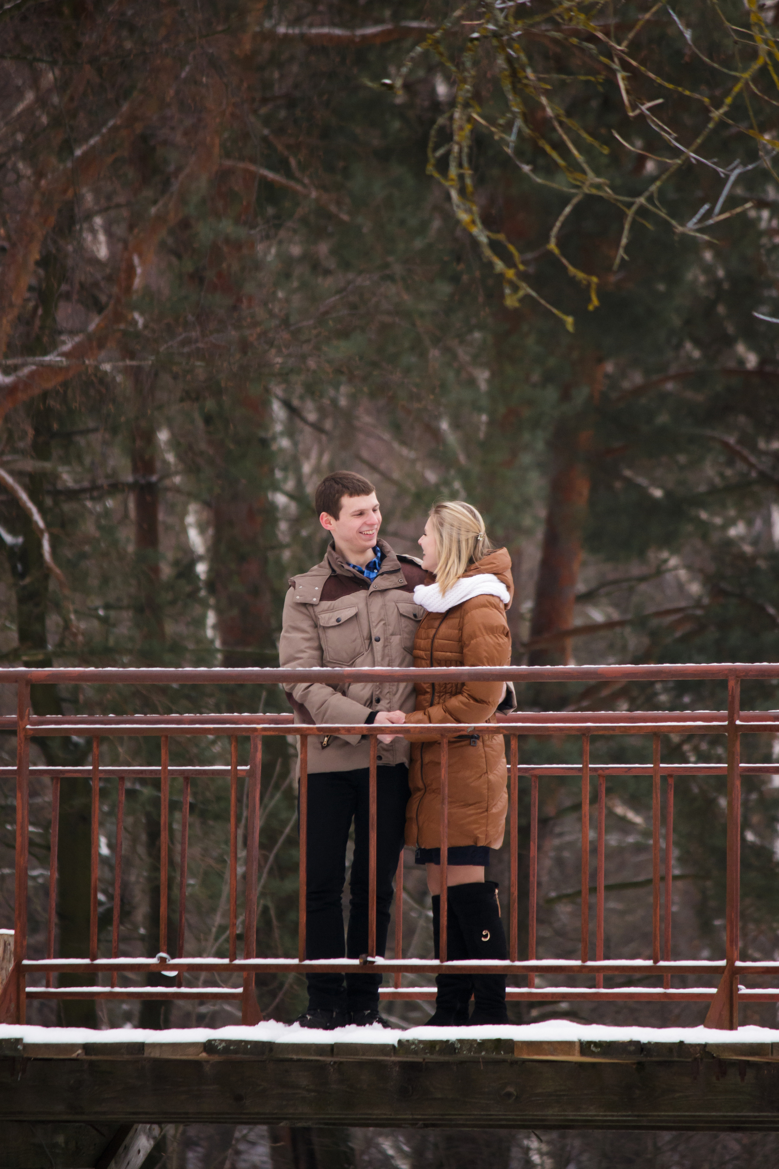 Миша и Аня зимняя. Свадебный и семейный фотограф в Могилеве и Минске