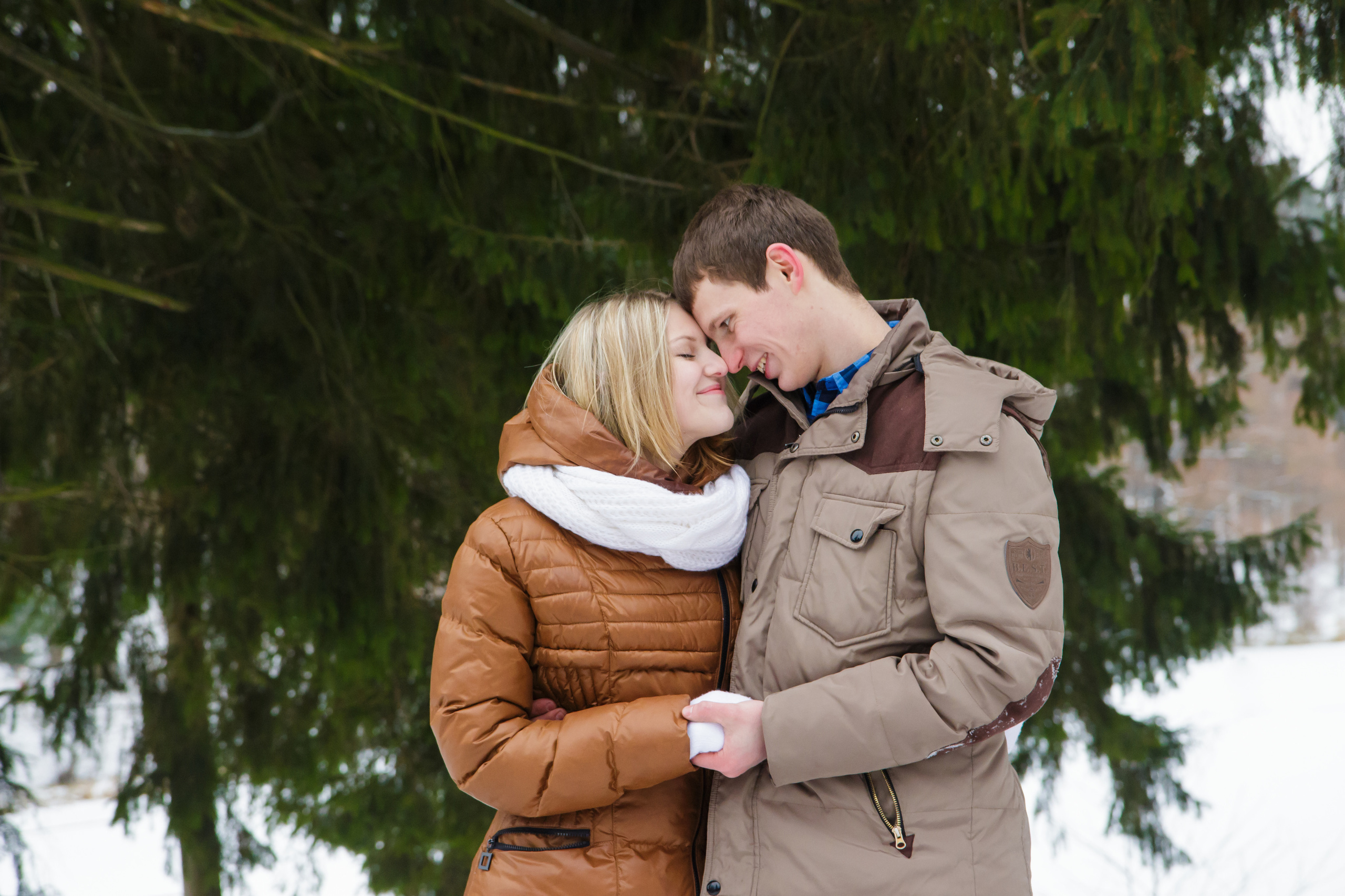 Миша и Аня зимняя. Свадебный и семейный фотограф в Могилеве и Минске