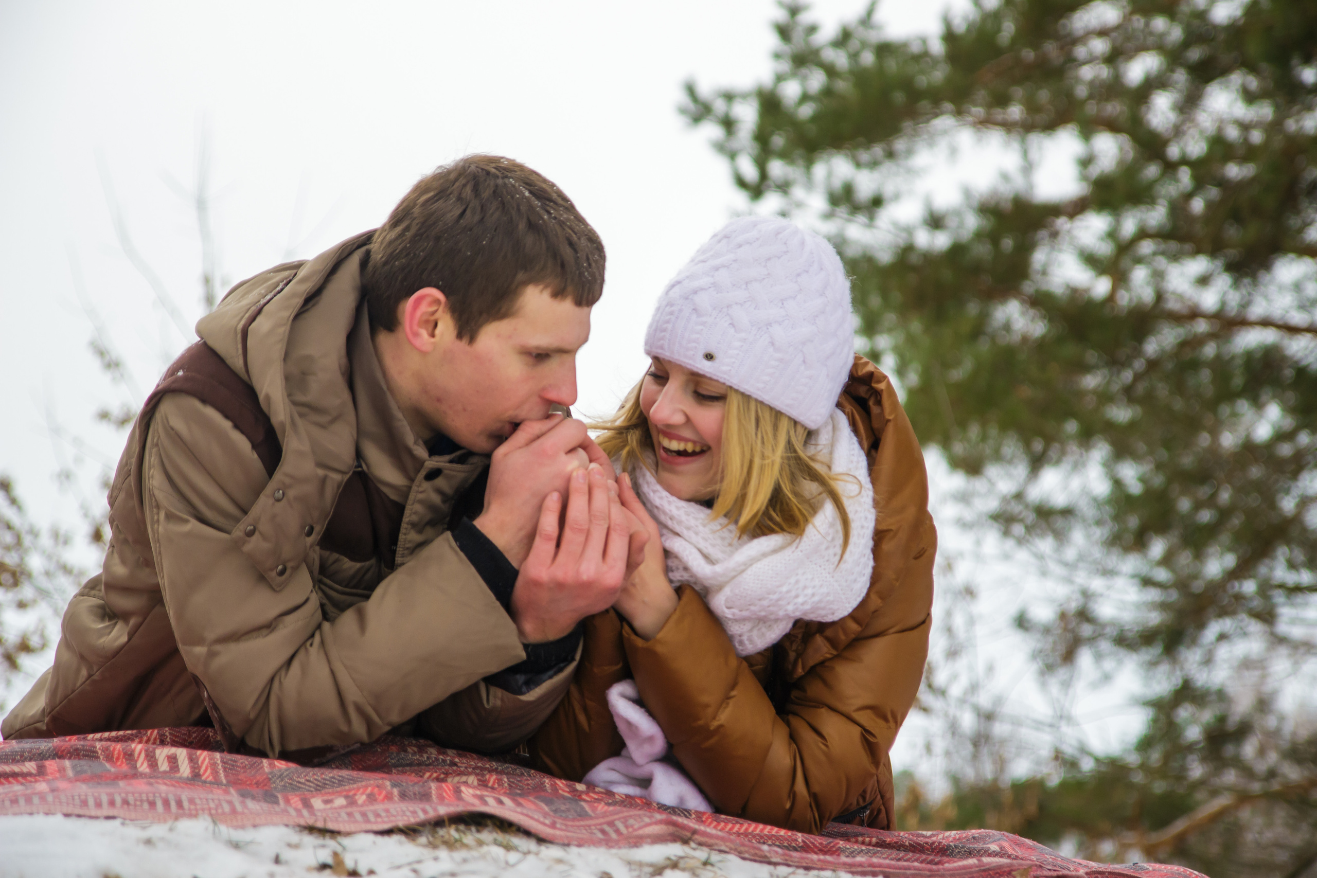 Миша и Аня зимняя. Свадебный и семейный фотограф в Могилеве и Минске