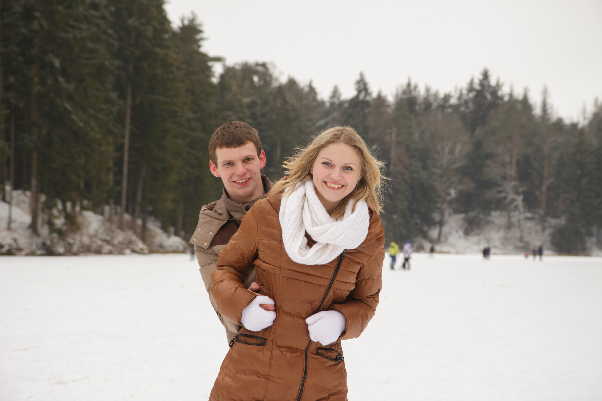 Миша и Аня зимняя. Свадебный и семейный фотограф в Могилеве и Минске