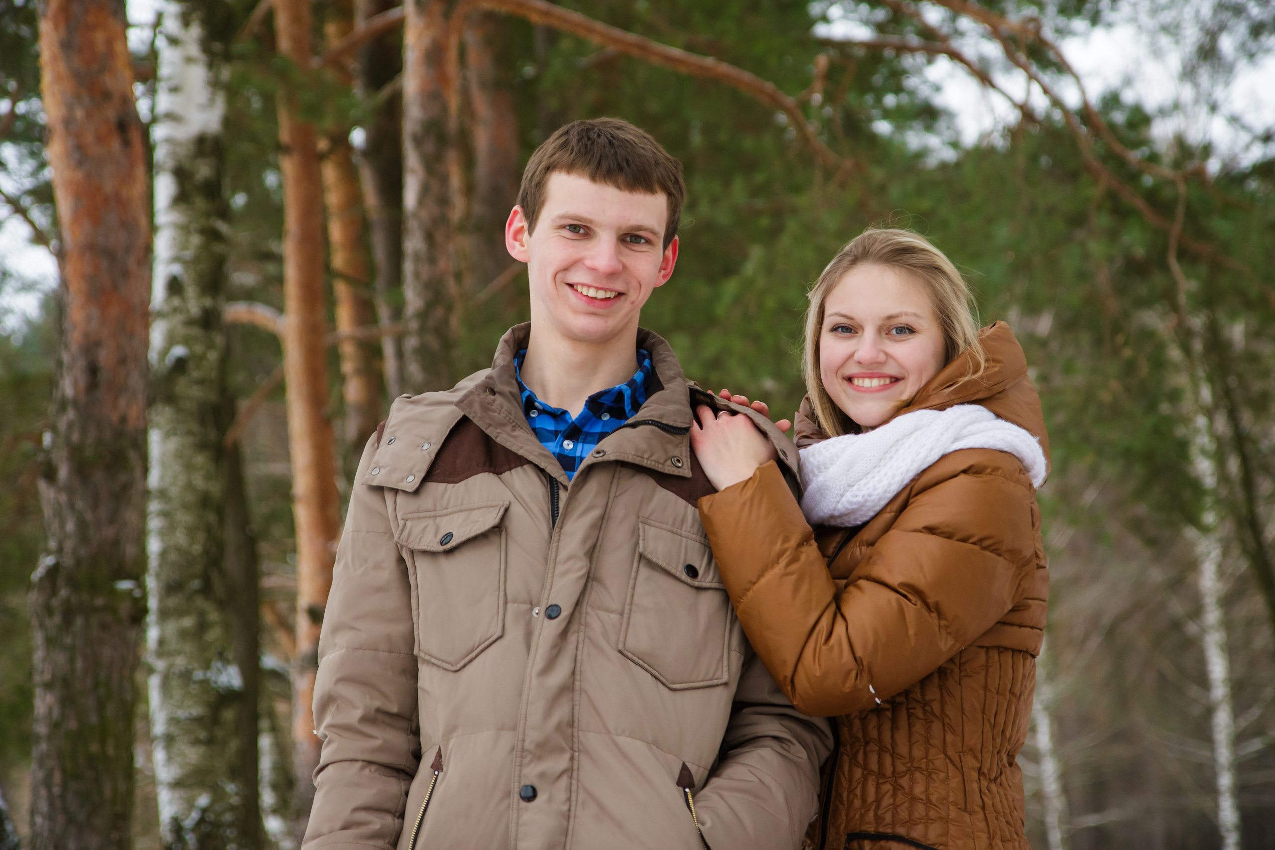 Миша и Аня зимняя. Свадебный и семейный фотограф в Могилеве и Минске