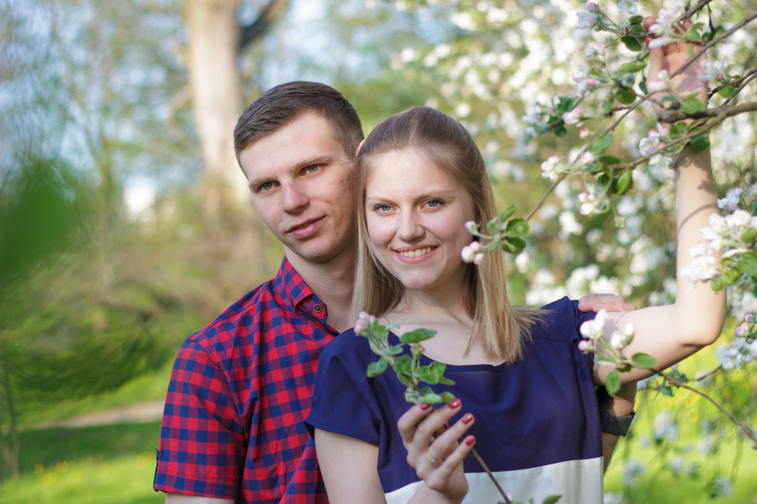 Миша и Аня весенняя. Свадебный и семейный фотограф в Могилеве и Минске