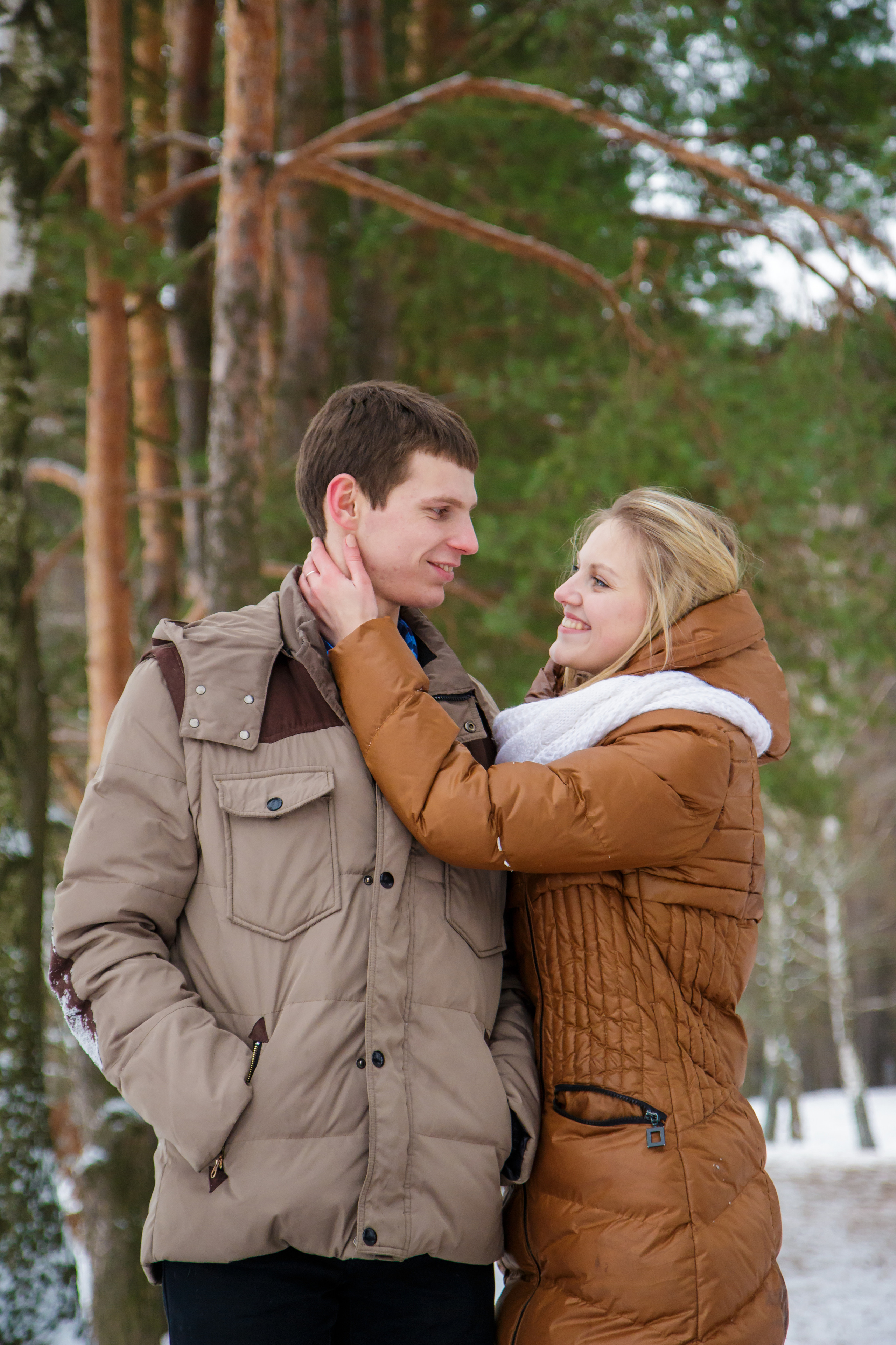 Миша и Аня зимняя. Свадебный и семейный фотограф в Могилеве и Минске