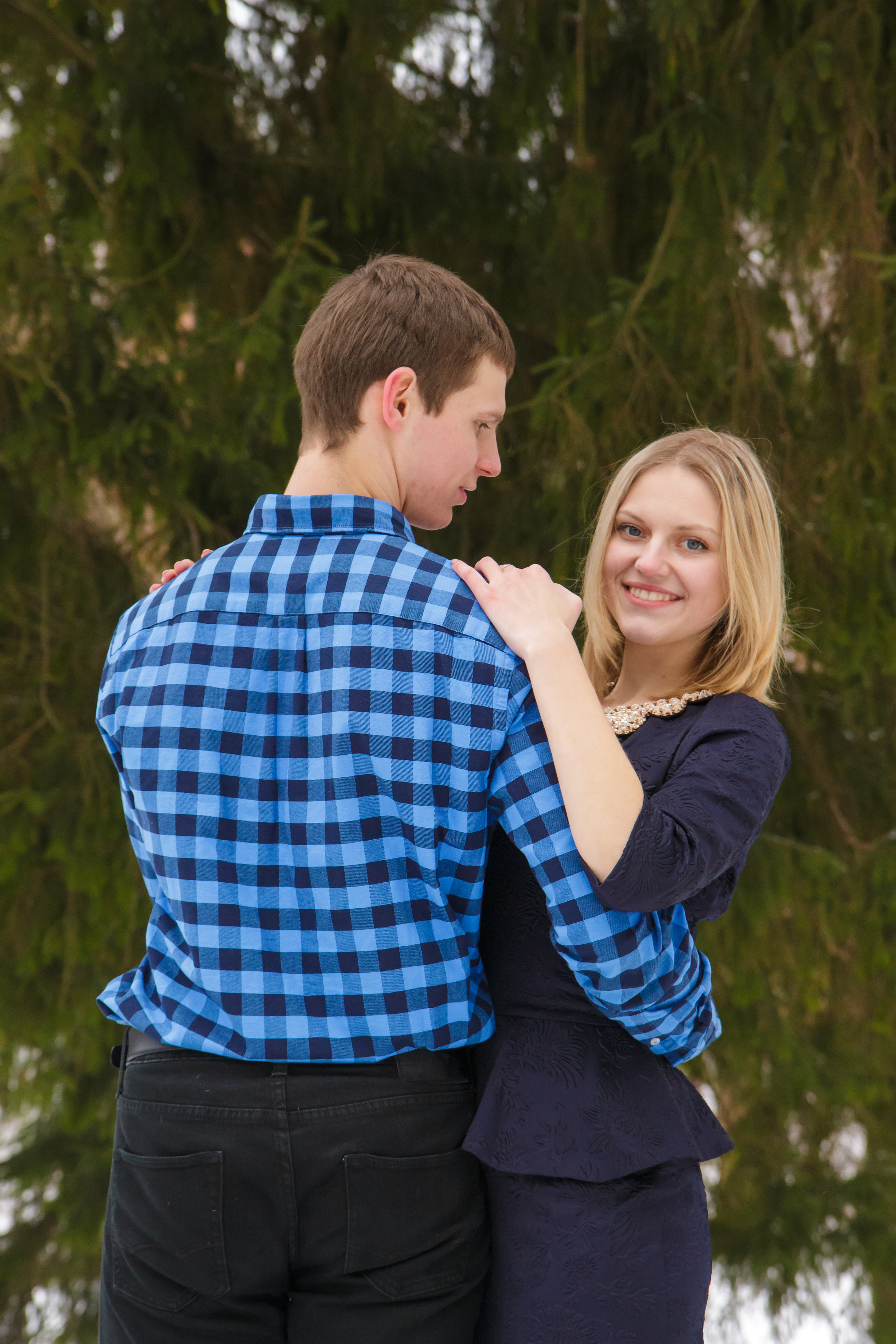 Миша и Аня зимняя. Свадебный и семейный фотограф в Могилеве и Минске