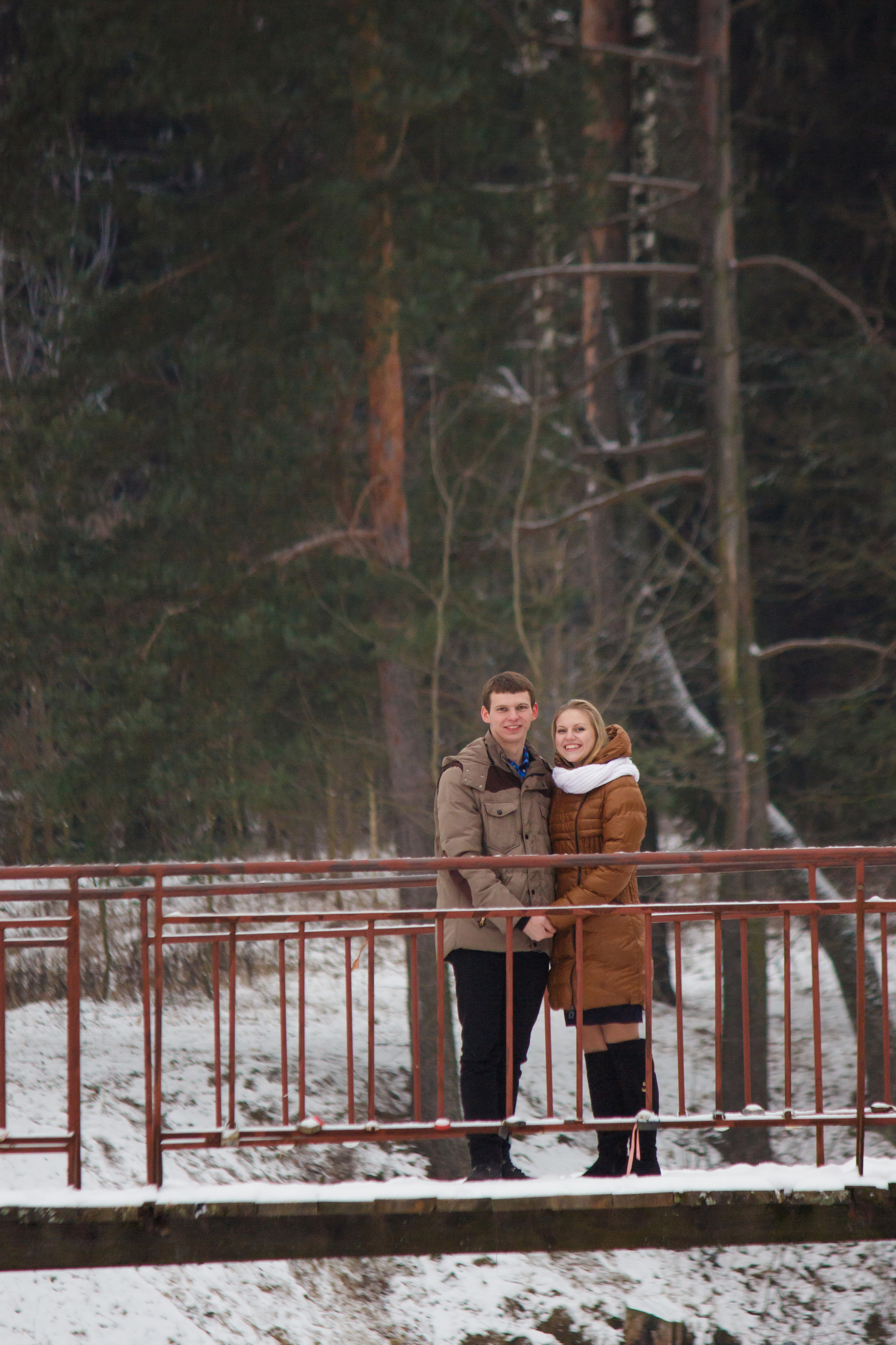 Миша и Аня зимняя. Свадебный и семейный фотограф в Могилеве и Минске