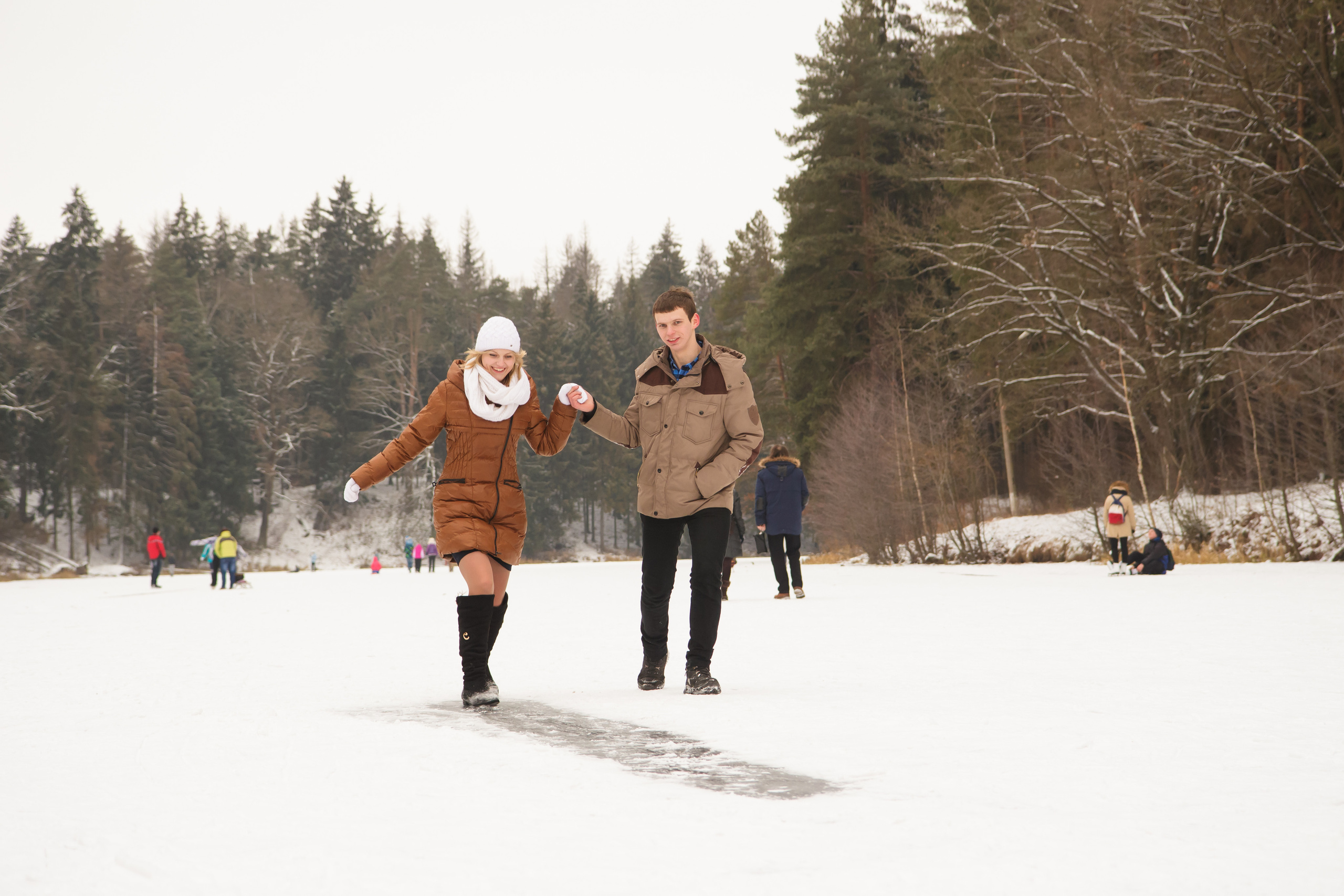 Миша и Аня зимняя. Свадебный и семейный фотограф в Могилеве и Минске