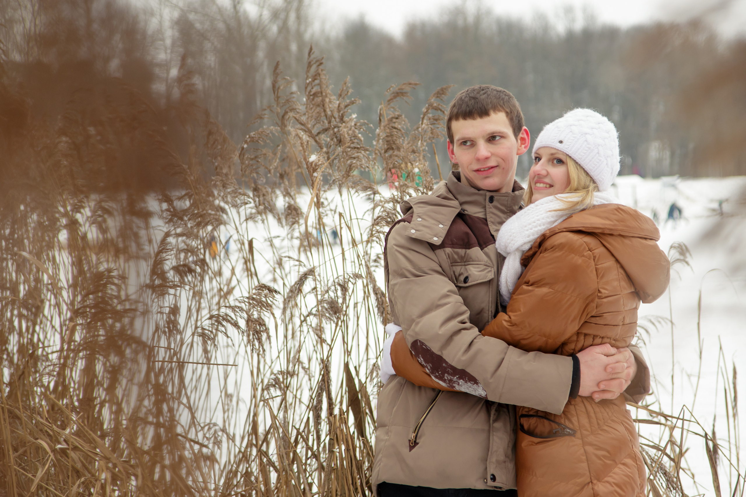 Миша и Аня зимняя. Свадебный и семейный фотограф в Могилеве и Минске