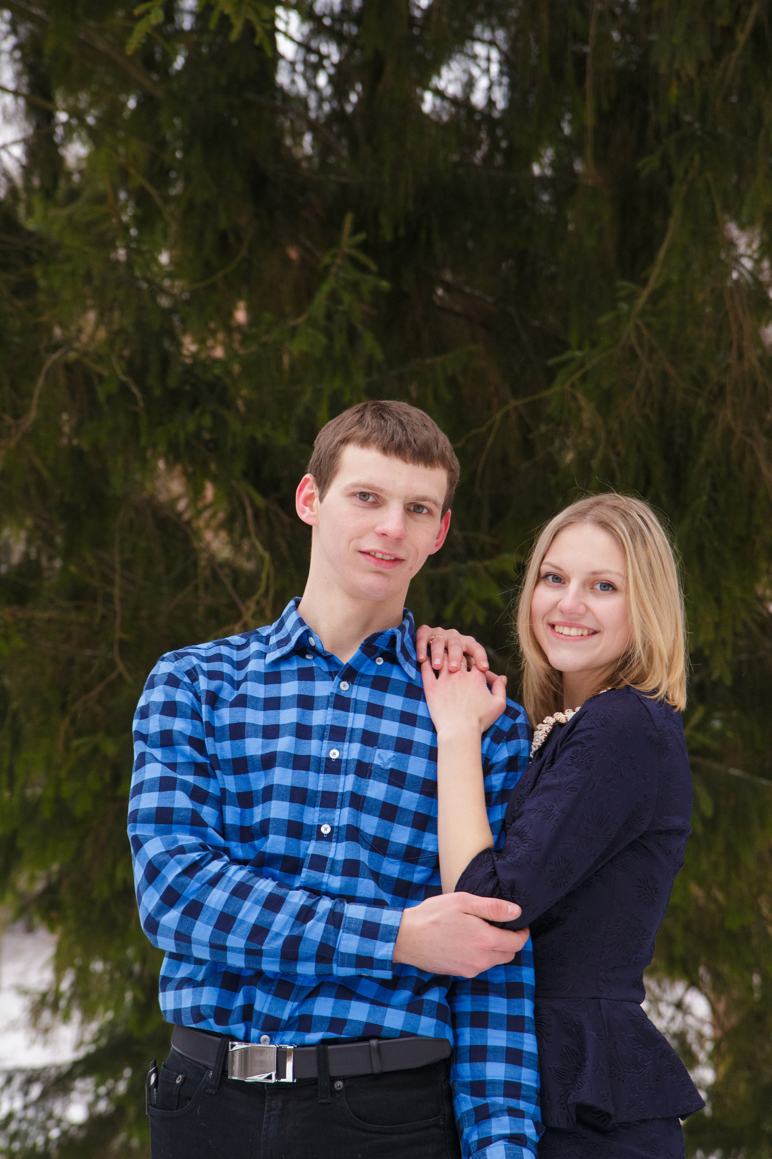 Миша и Аня зимняя. Свадебный и семейный фотограф в Могилеве и Минске