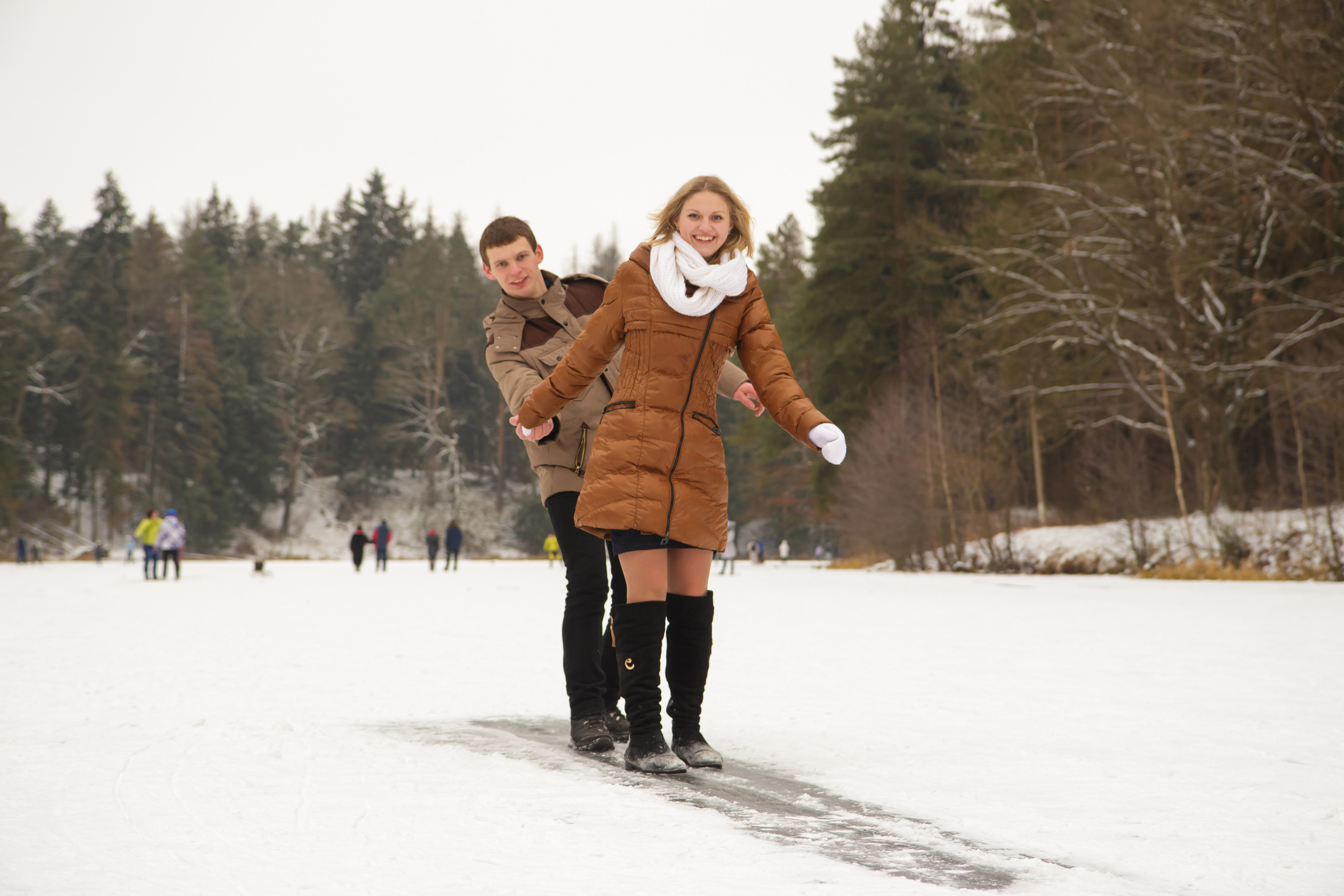 Миша и Аня зимняя. Свадебный и семейный фотограф в Могилеве и Минске