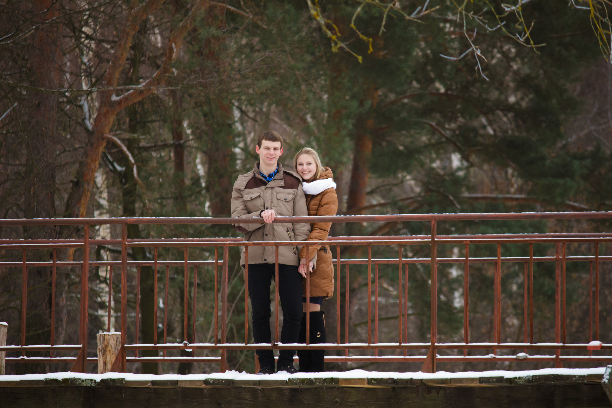 Миша и Аня зимняя. Свадебный и семейный фотограф в Могилеве и Минске