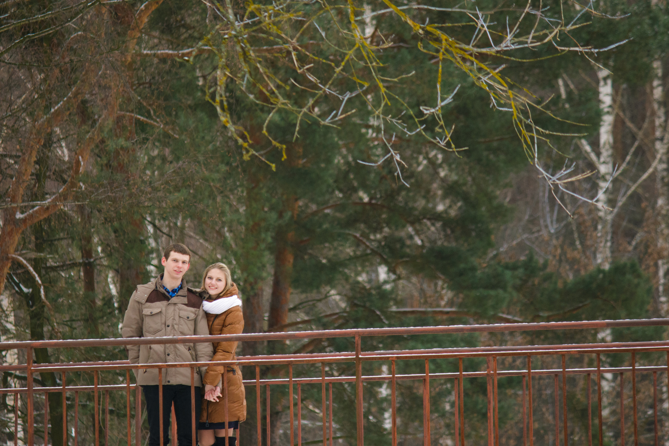 Миша и Аня зимняя. Свадебный и семейный фотограф в Могилеве и Минске