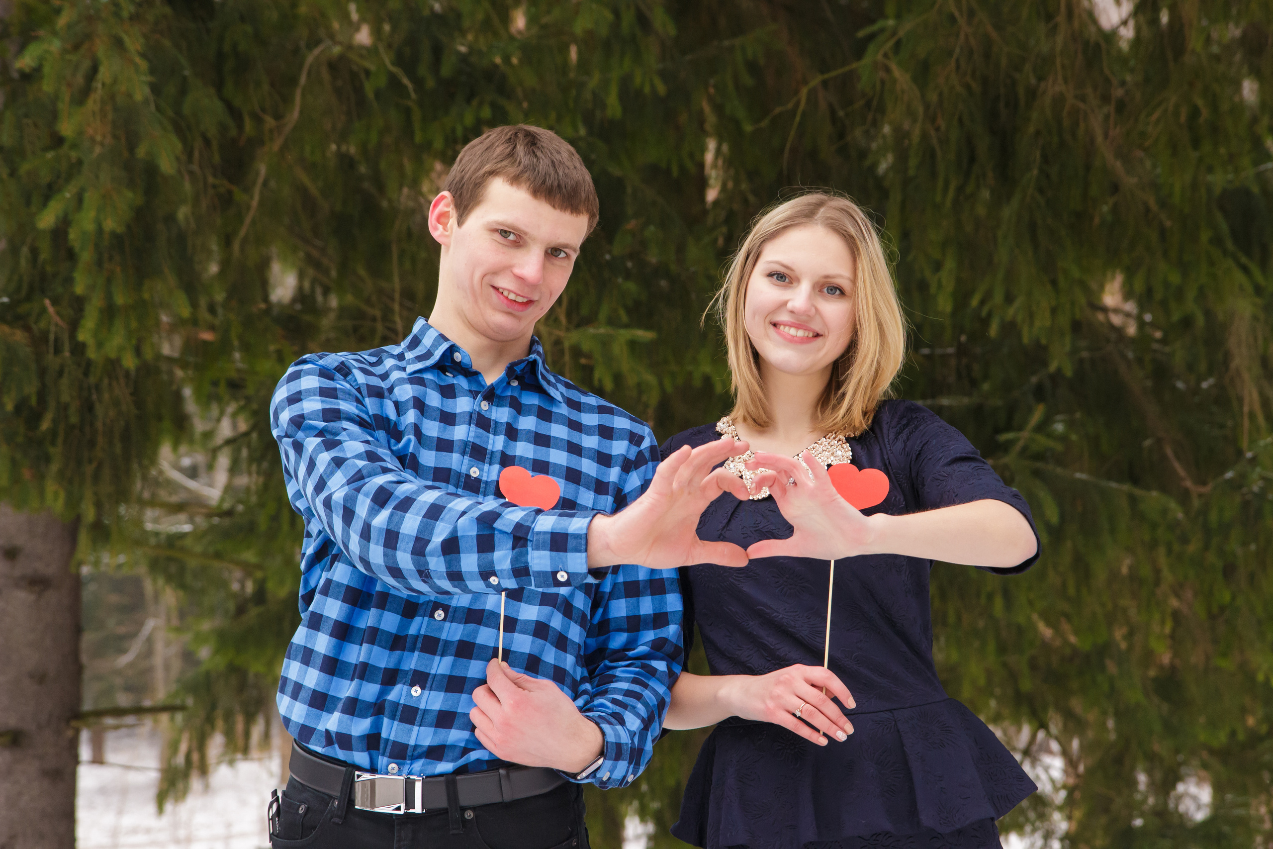 Миша и Аня зимняя. Свадебный и семейный фотограф в Могилеве и Минске