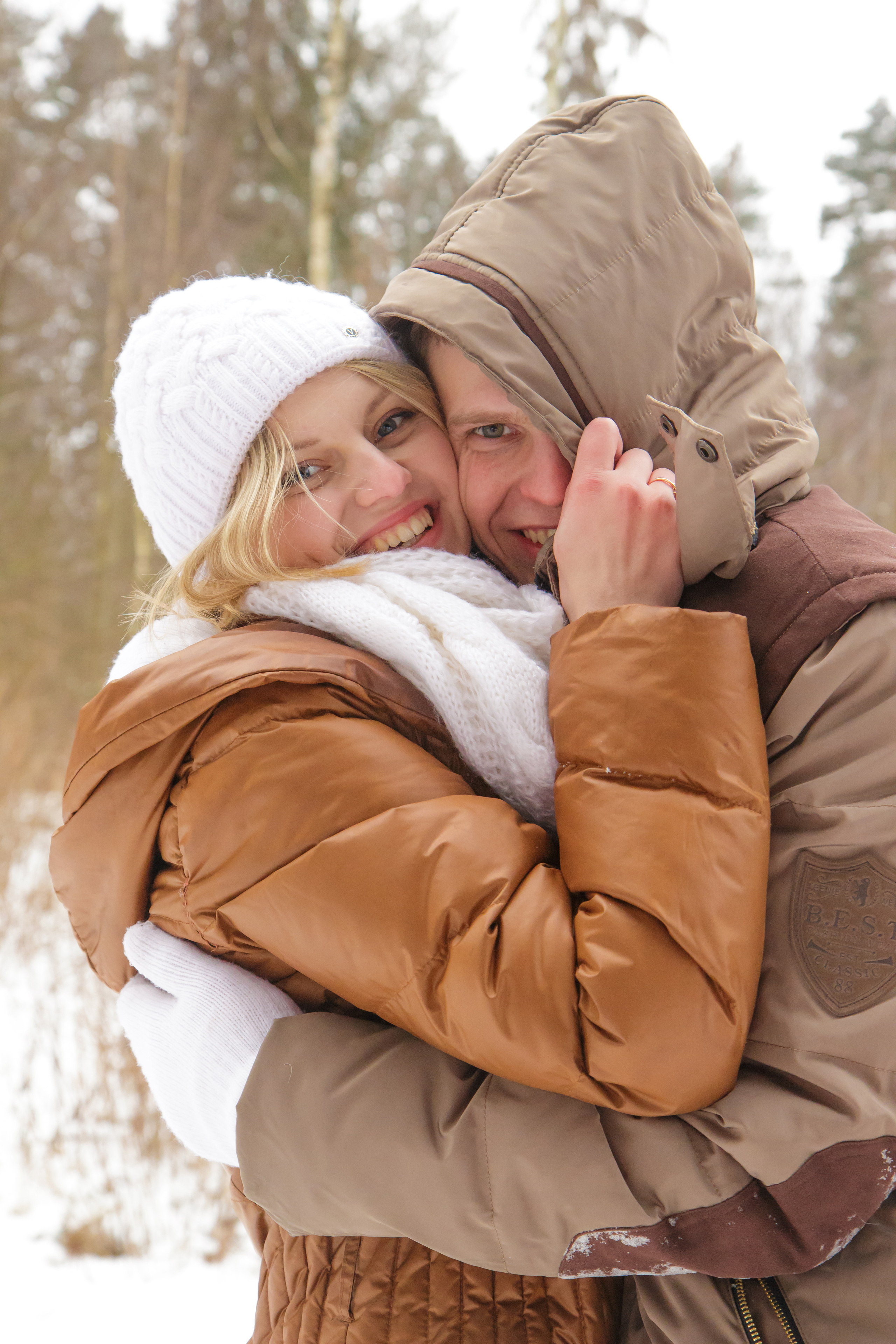 Миша и Аня зимняя. Свадебный и семейный фотограф в Могилеве и Минске