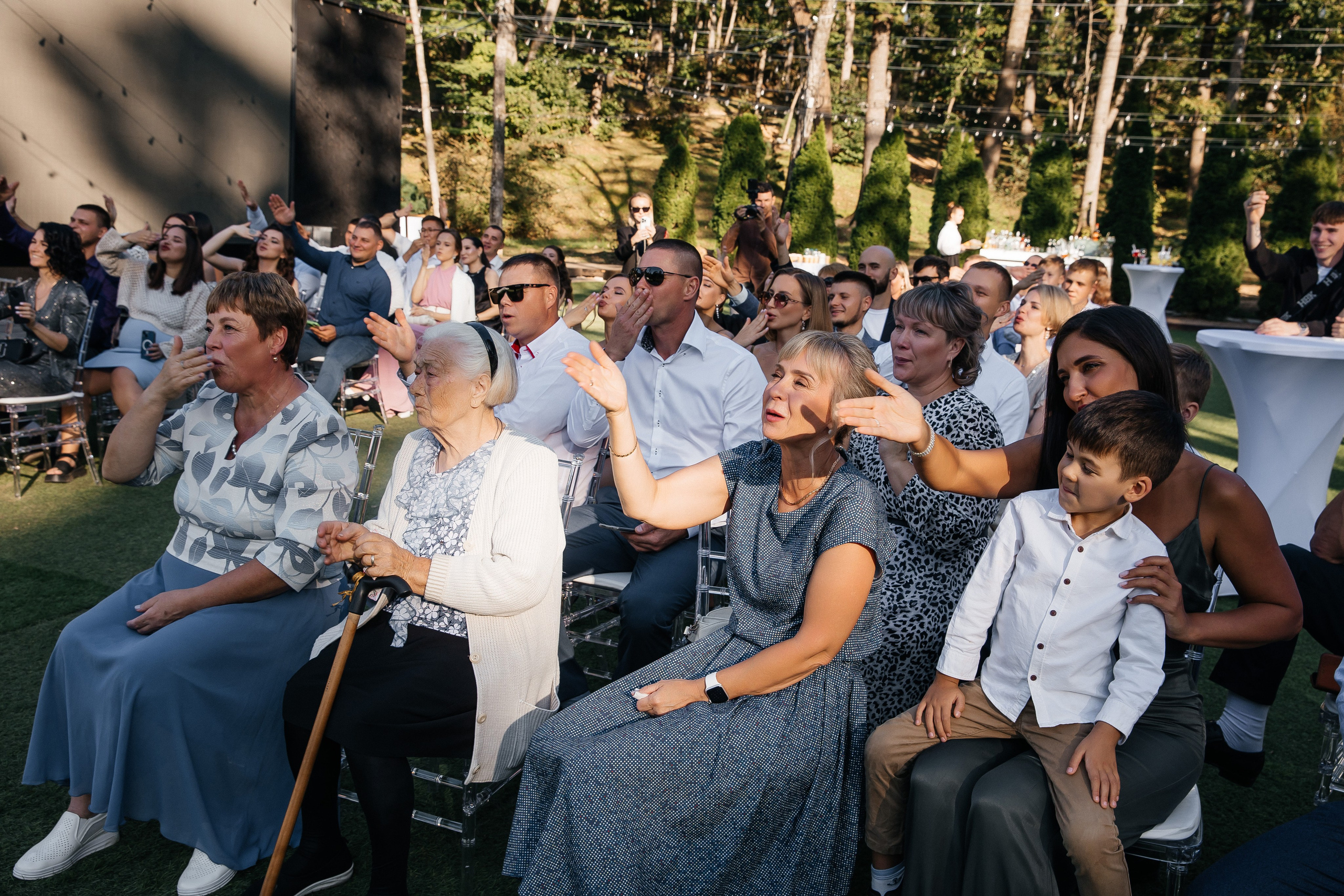Свадьба на открытом воздухе. Свадебный и семейный фотограф в Москве Олеся Подколзина