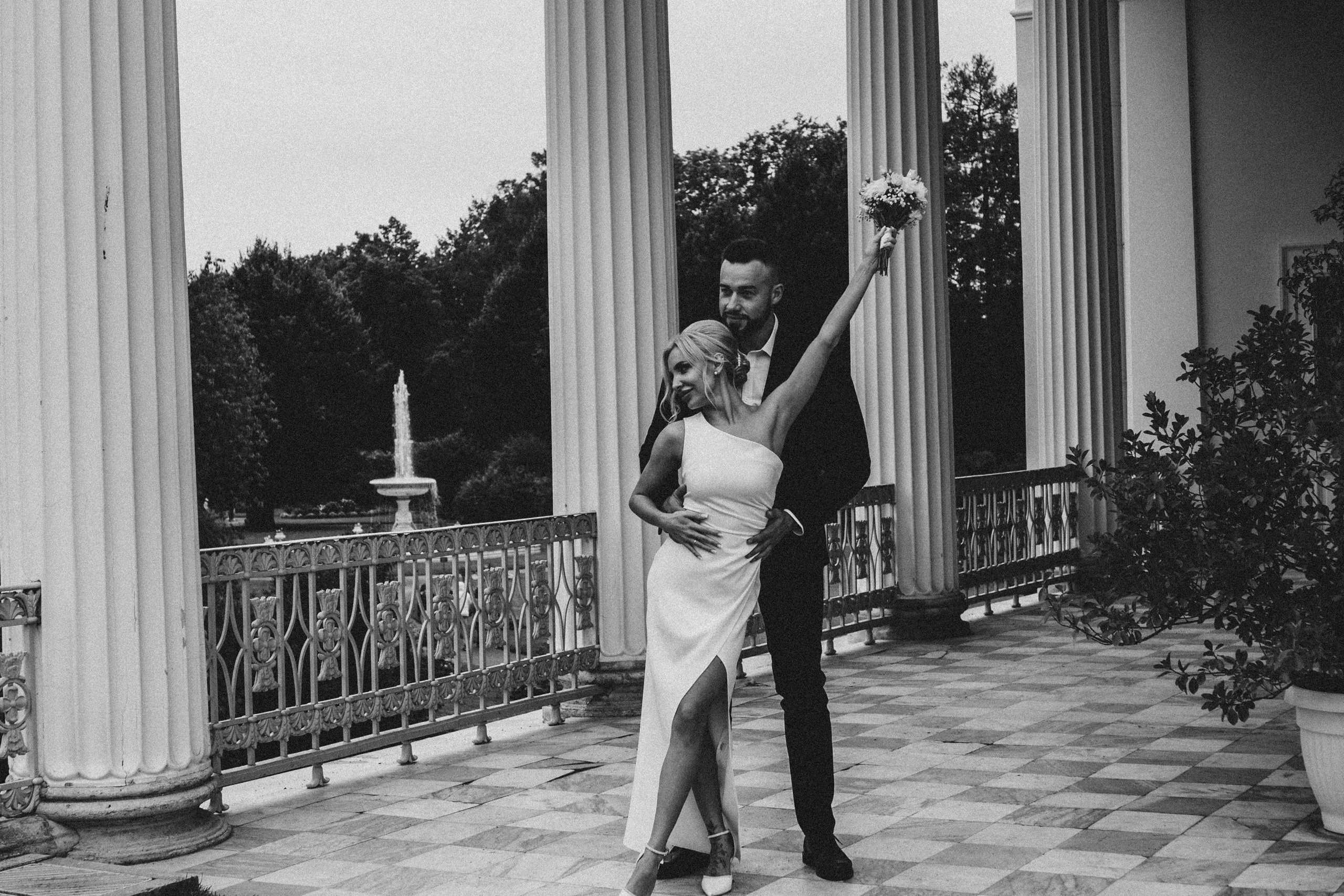 СВАДЕБНАЯ ИСТОРИЯ В ГОРОДЕ ПУШКИН ВОЗЛЕ ЕКАТЕРИНИНСКОГО ДВОРЦА И В ПАРКЕ. Профессиональный фотограф, Санкт-Петербург — Виктория Богомолова