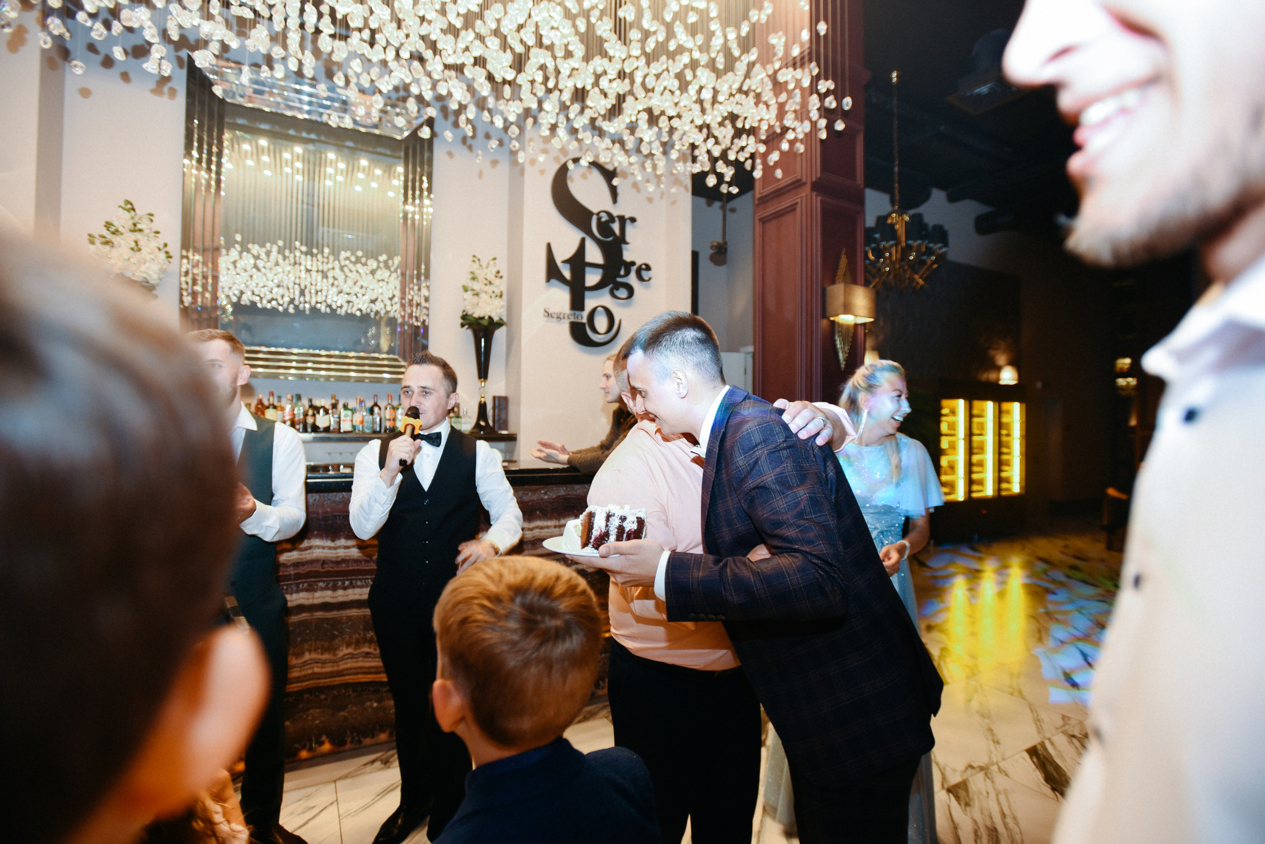 Виктор и Ангелина Банкет на 100 гостей Ресторан Segreto. Фотограф Лола Волна, город Москва
