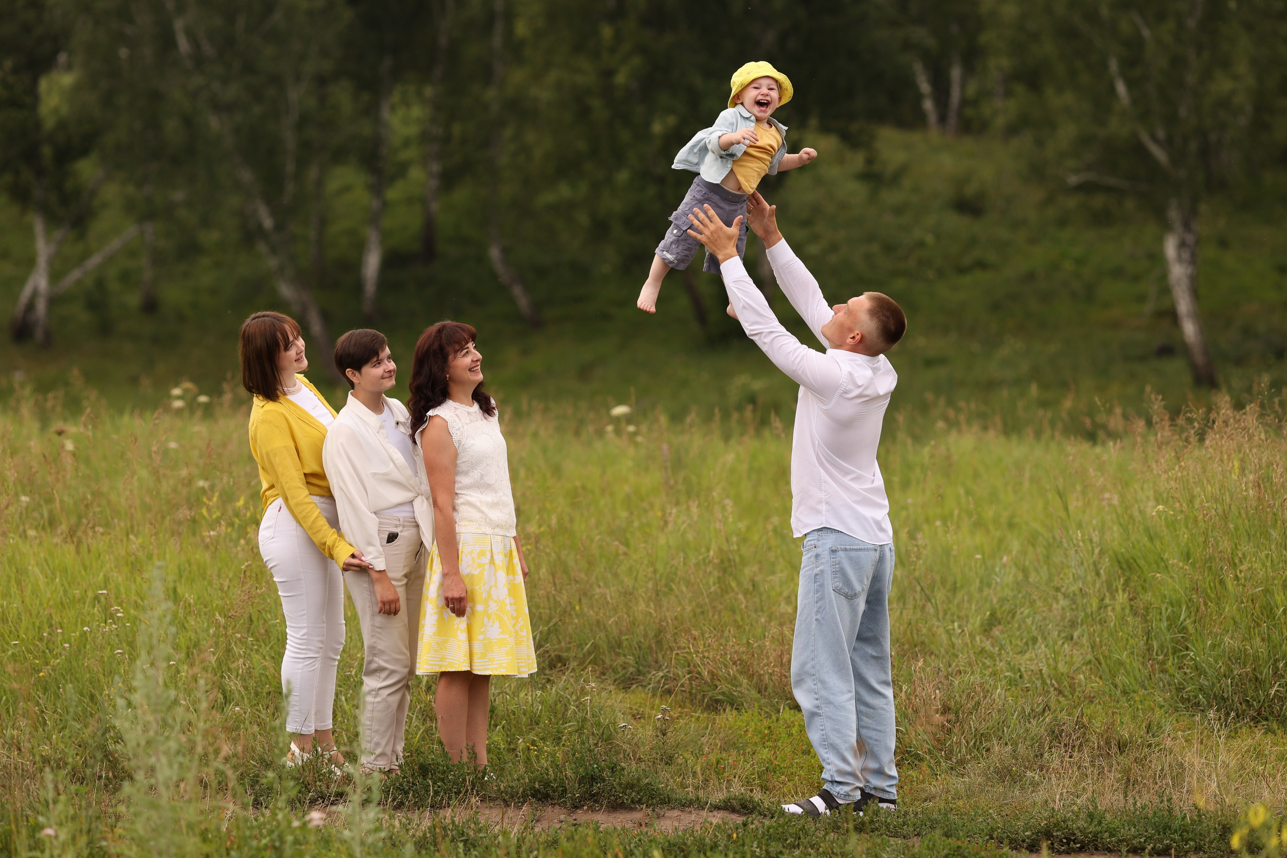 Семейная съемка на природе. Семейный фотограф Заринск-Барнаул Юлия Войт