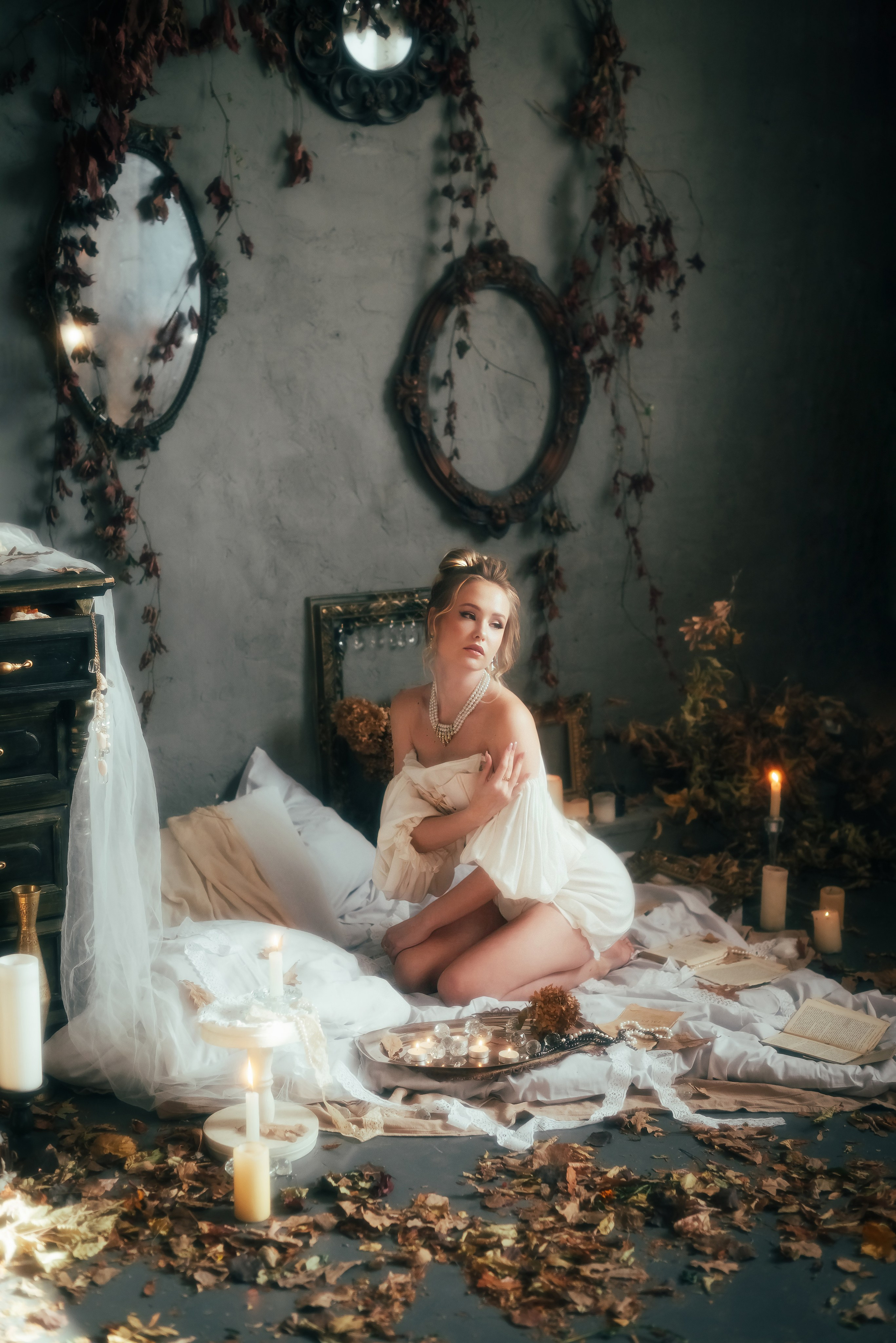 Фотосессия с дымом античном стиле Кемерово