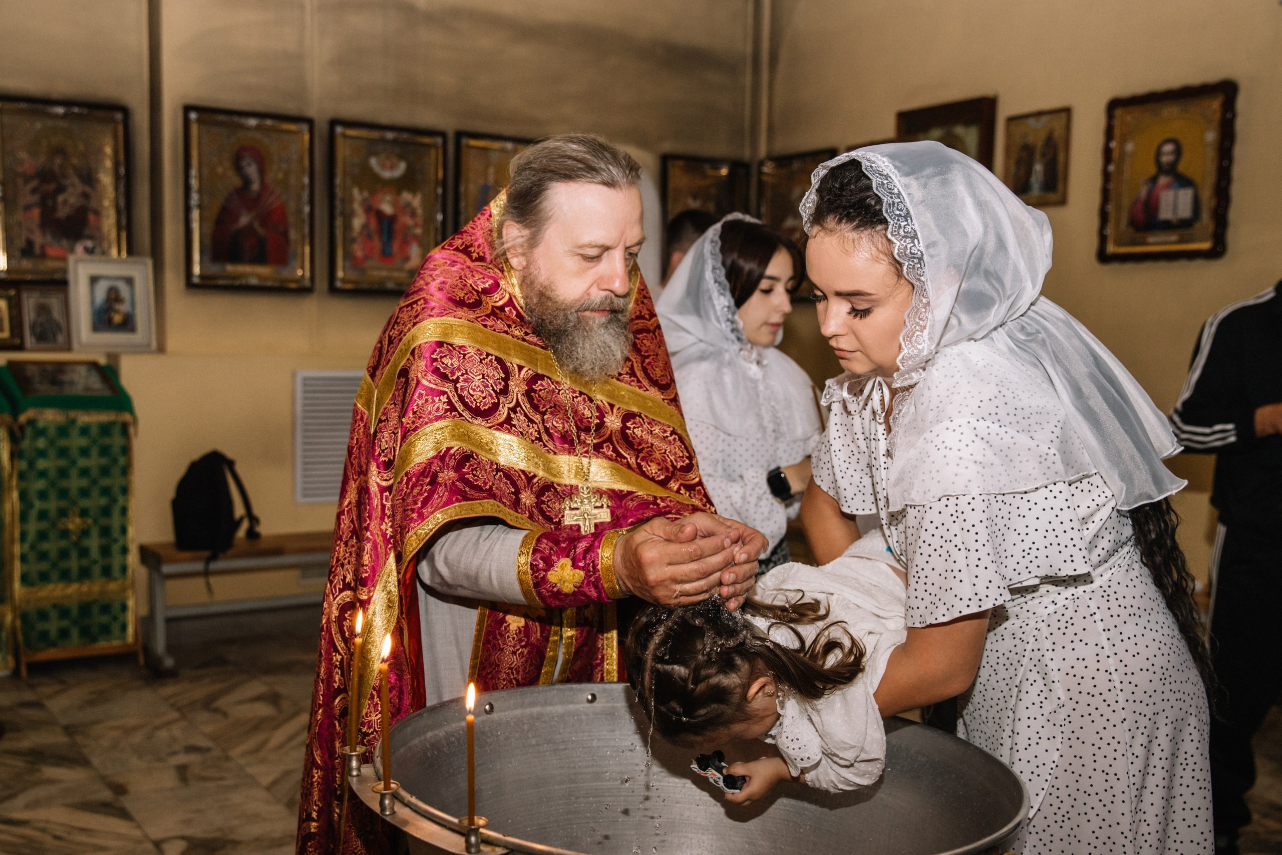 Таинство Крещение. Семейный фотограф