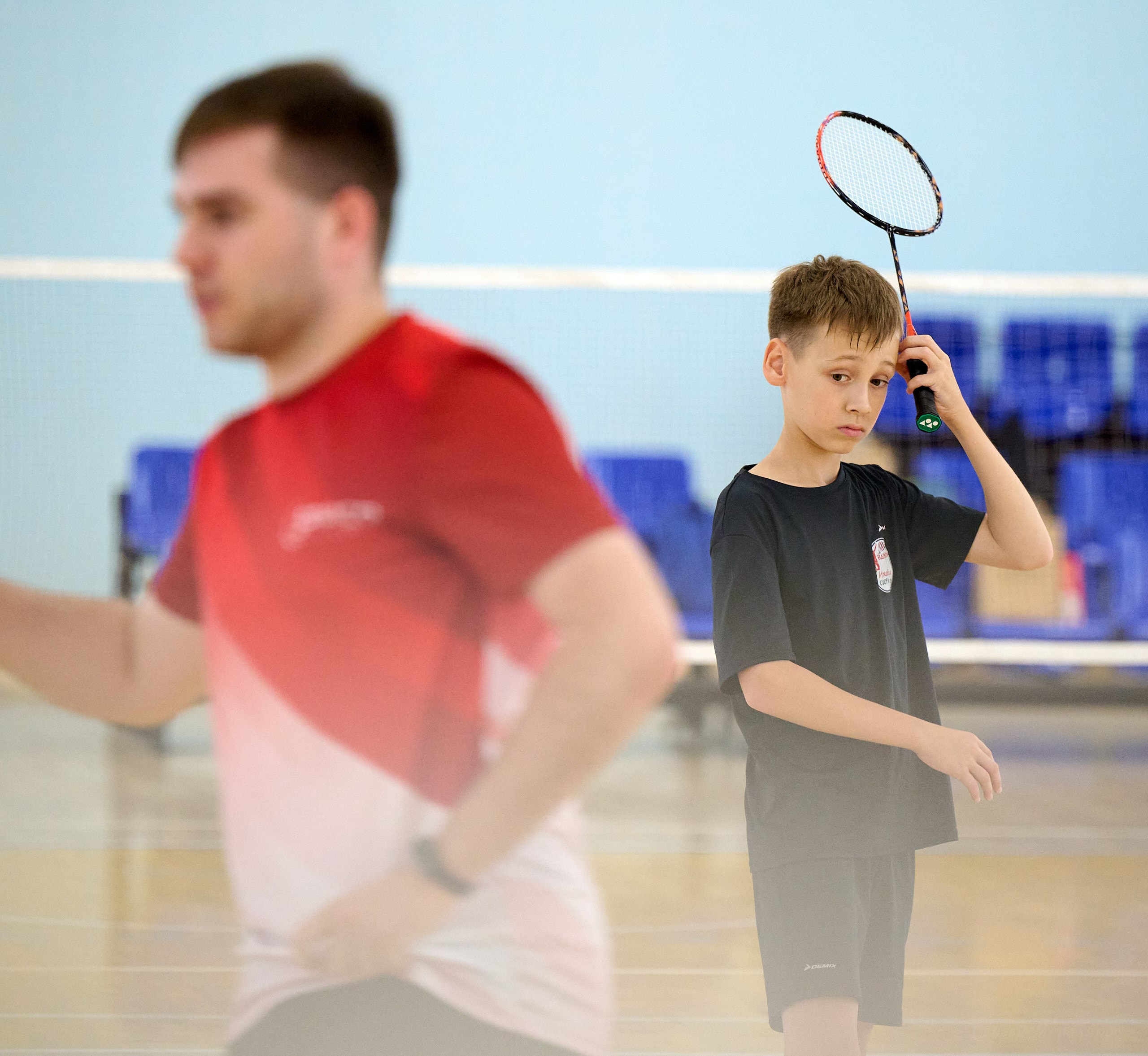 Бадминтон. Мастер-класс Любови Сухановой. Ижевск. 20.07.2024. Спортивный репортажный фотограф в Ижевске Сергей Мерзляков