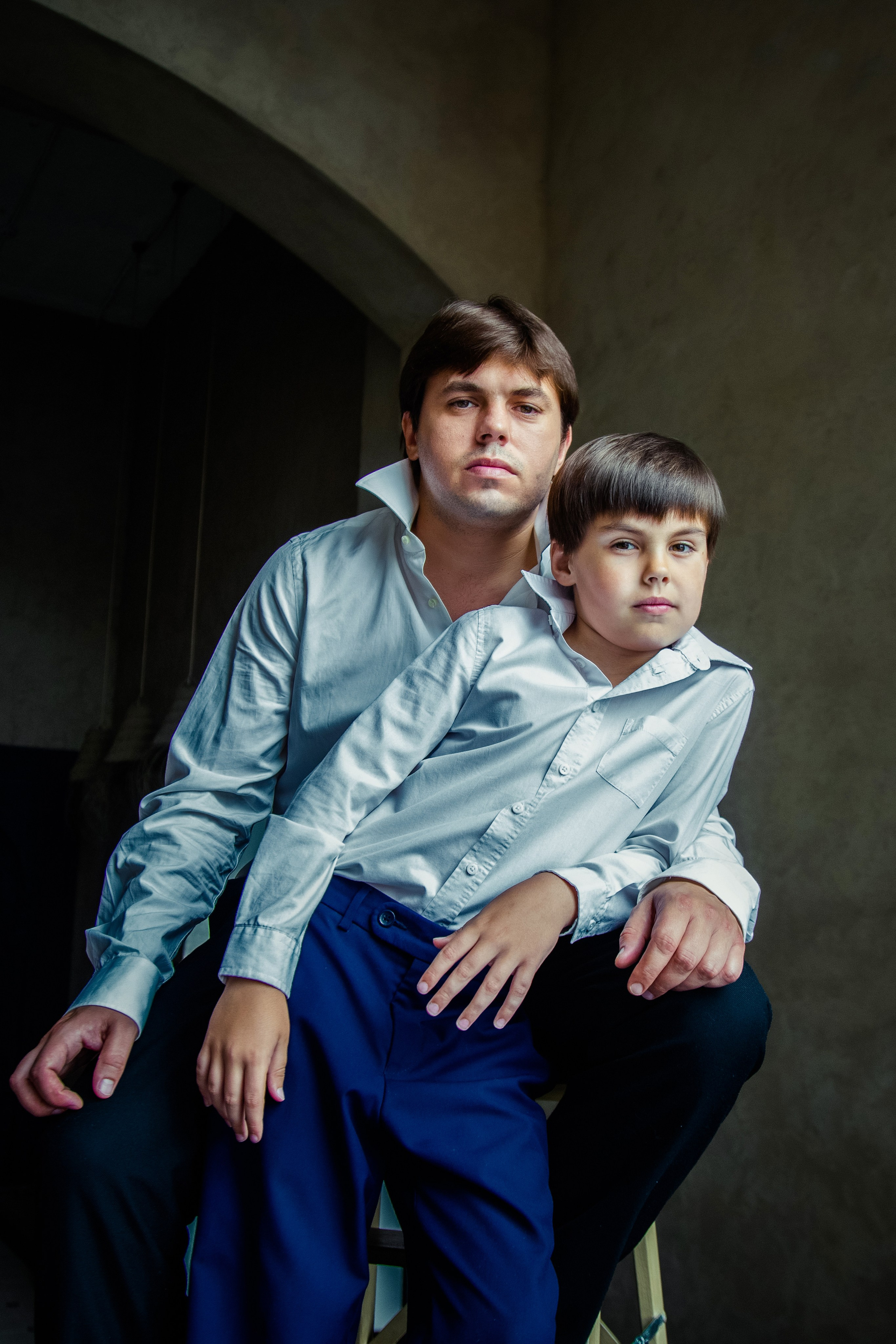 Семейная студийная фотосессия. Свадебный и семейный фотограф в Москве и Подмосковье Лариса Козлова