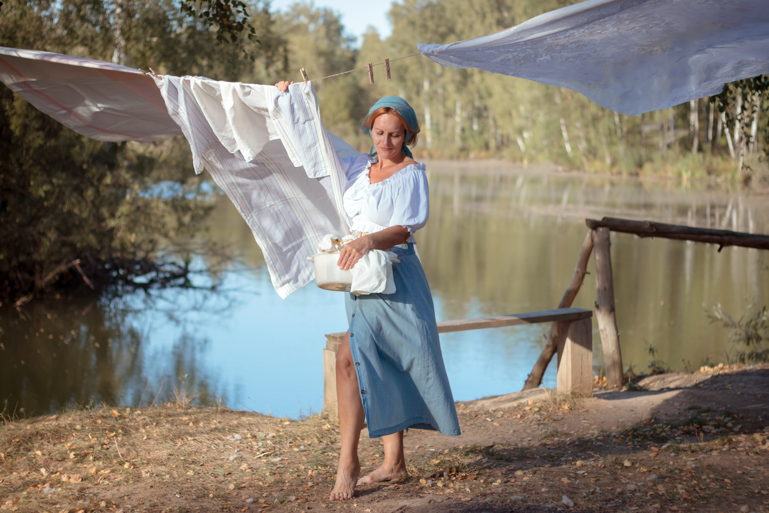 Большая стирка. Анна и Елена. Фотограф Мария Винницкая
