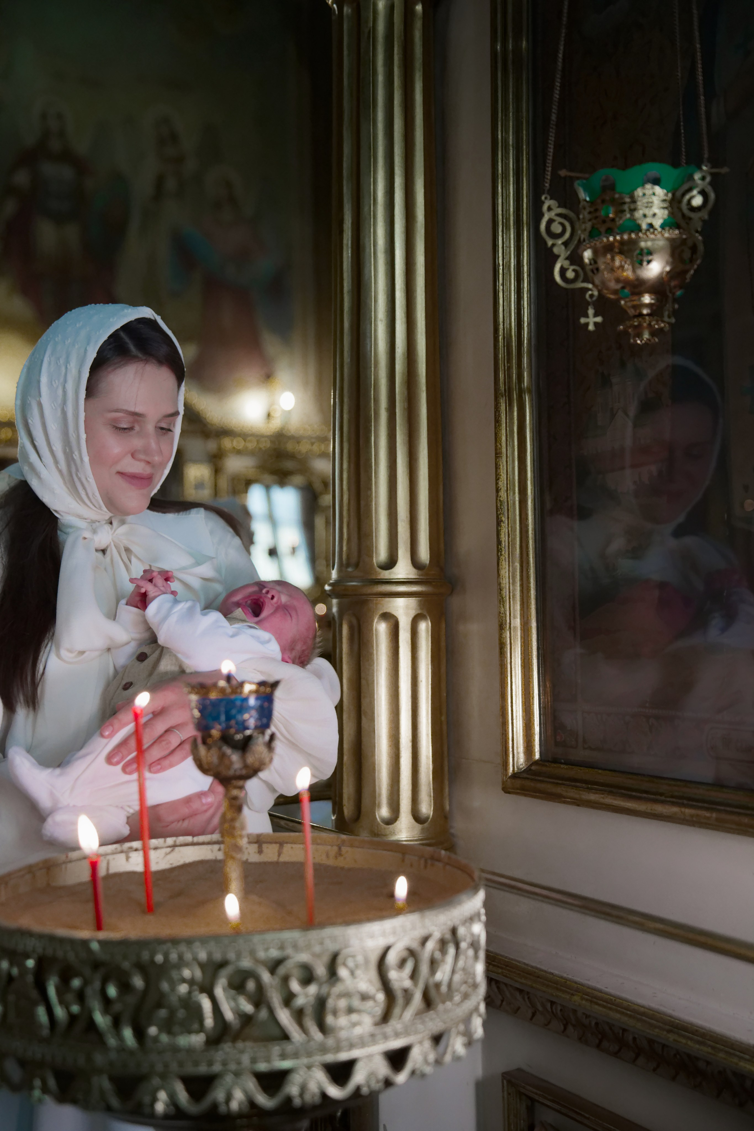 Таинство Крещения на Светлой Седмице. Фотограф в Москве