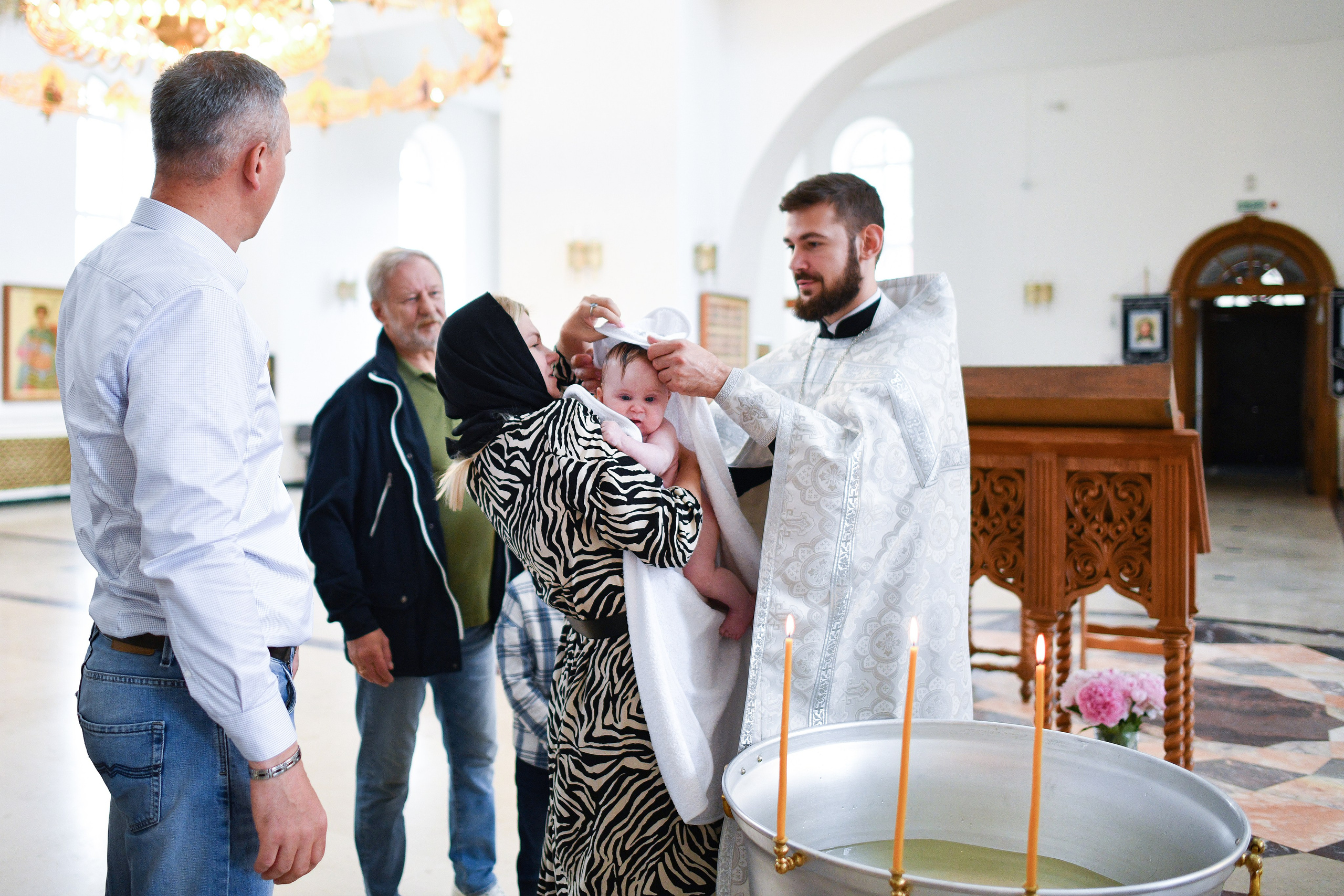 Крещение Александры. Свадебный и портретный фотограф в Москве Галина Борисова