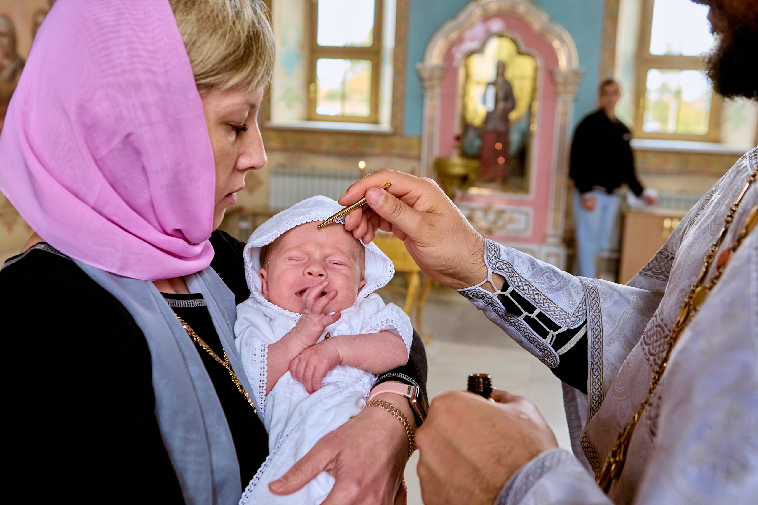 Таинство Крещения в фотографиях Православного фотографа Николая Голованова