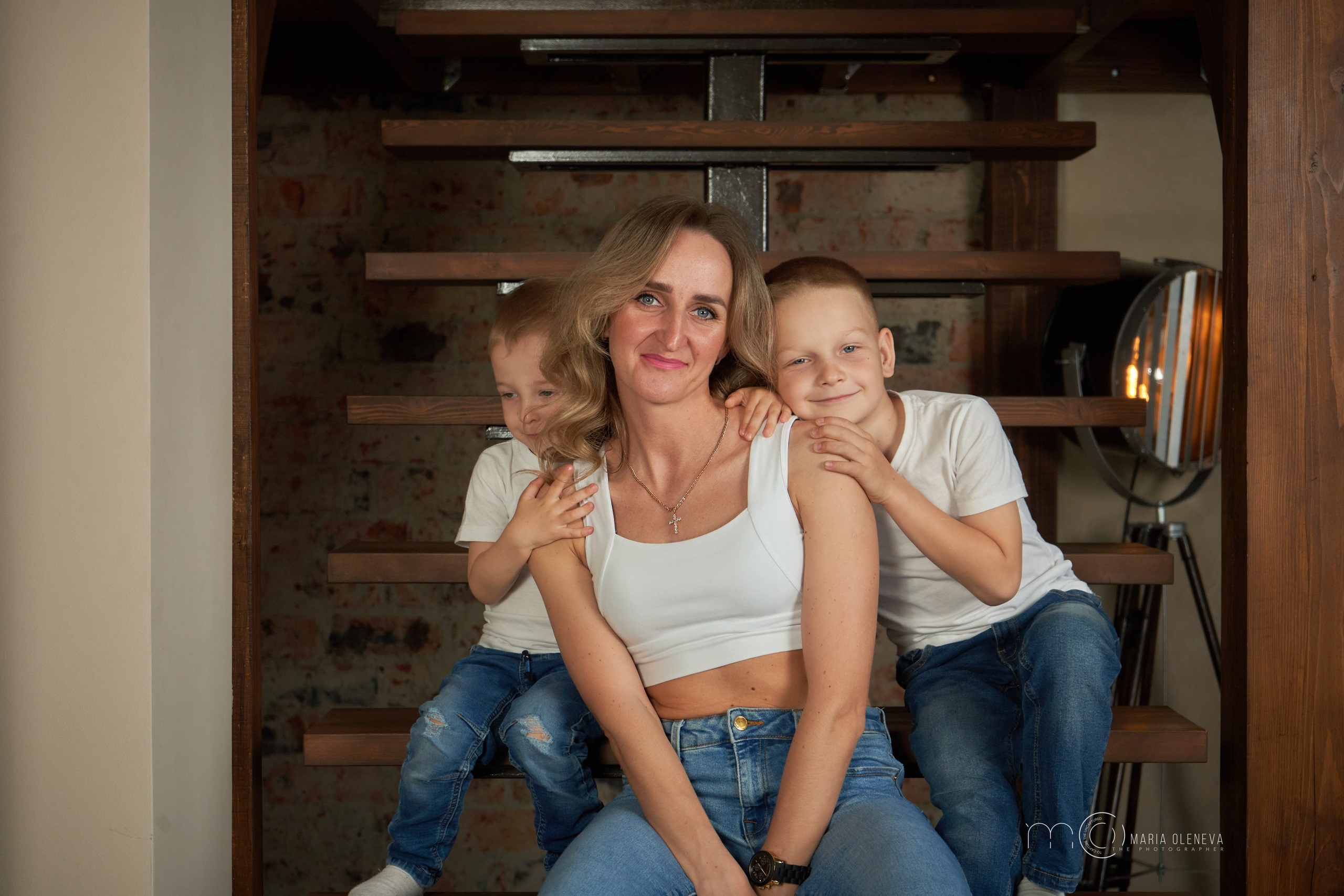 Снежно семейное. Фотограф Мария Оленева