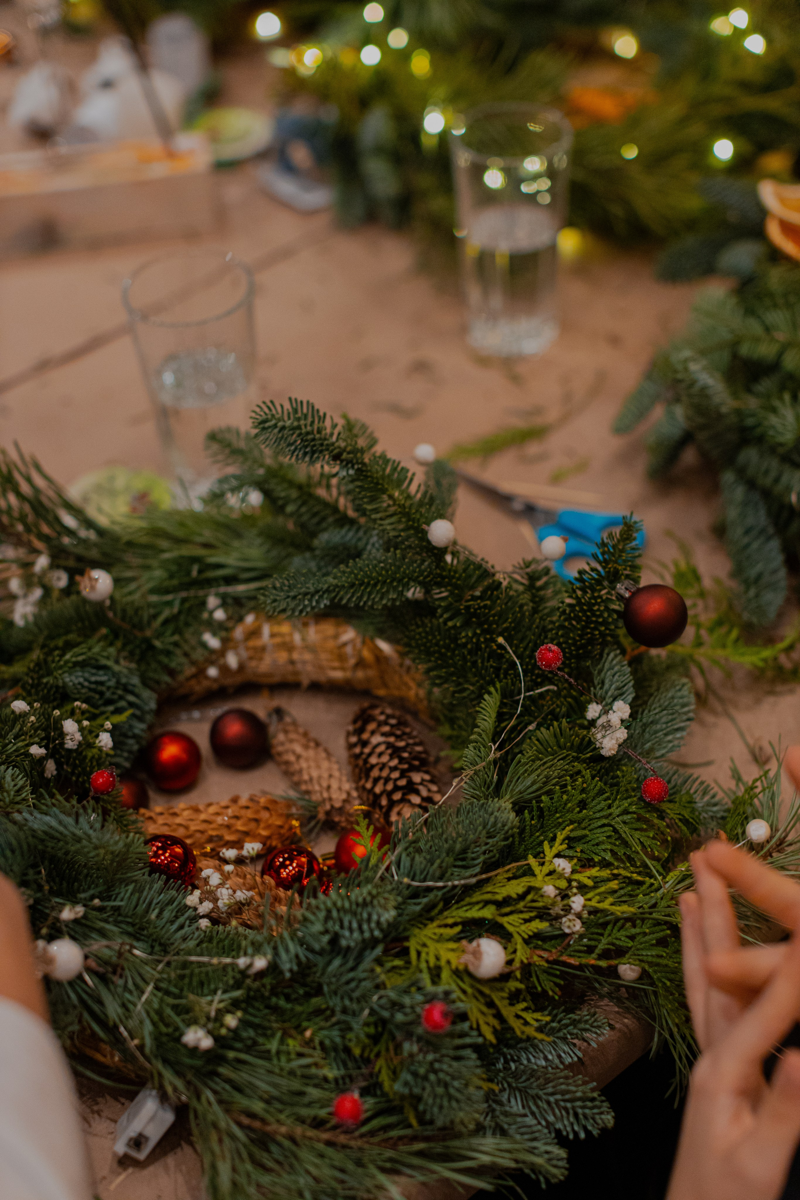 Мк Новогодний Венок. Анастасия Ракчеева Художник