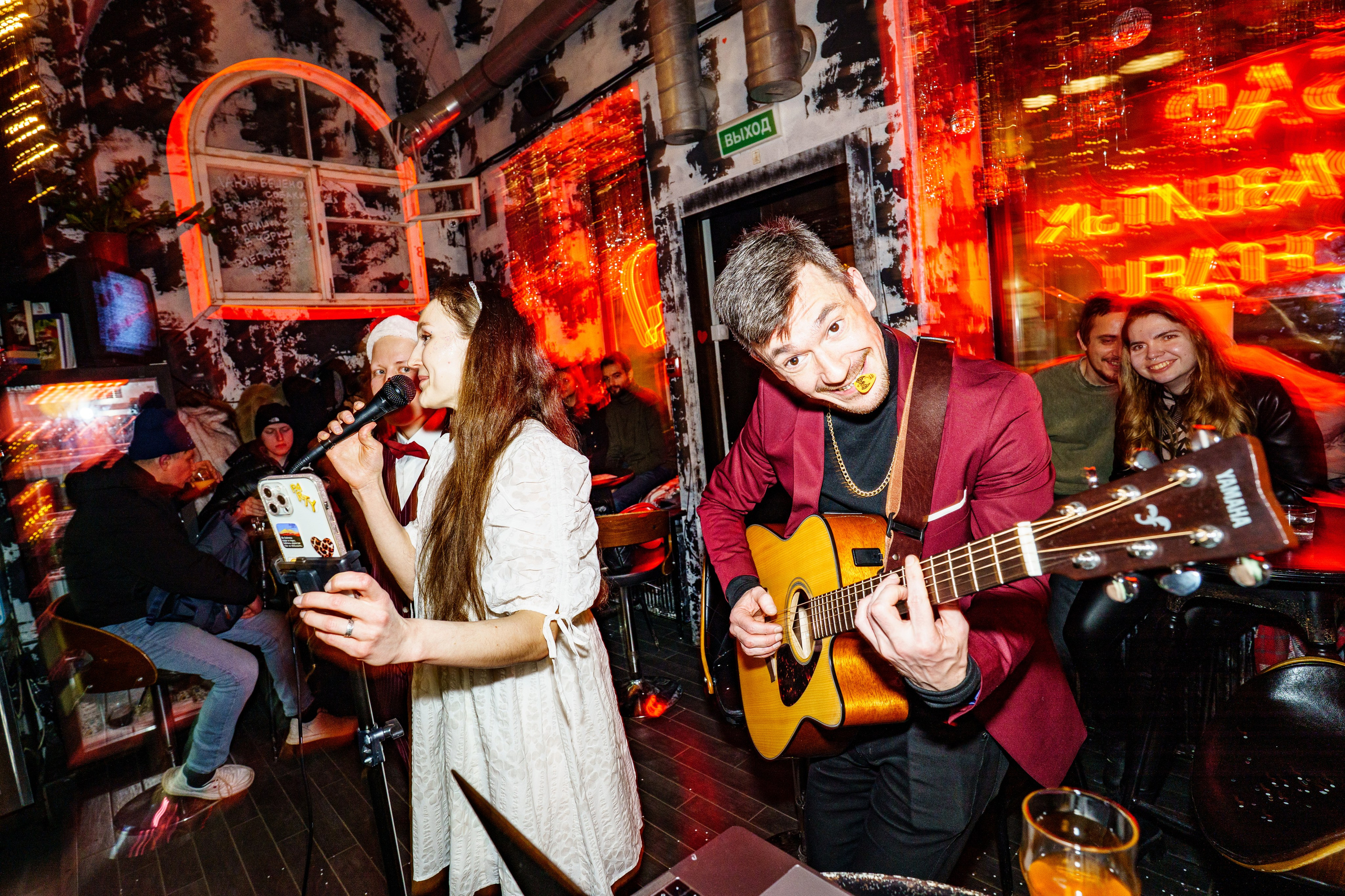 Репетиция Нового года в Баре Разбитых сердец. Концертный и репортажный фотограф в Санкт-Петербурге Слава Пахомов
