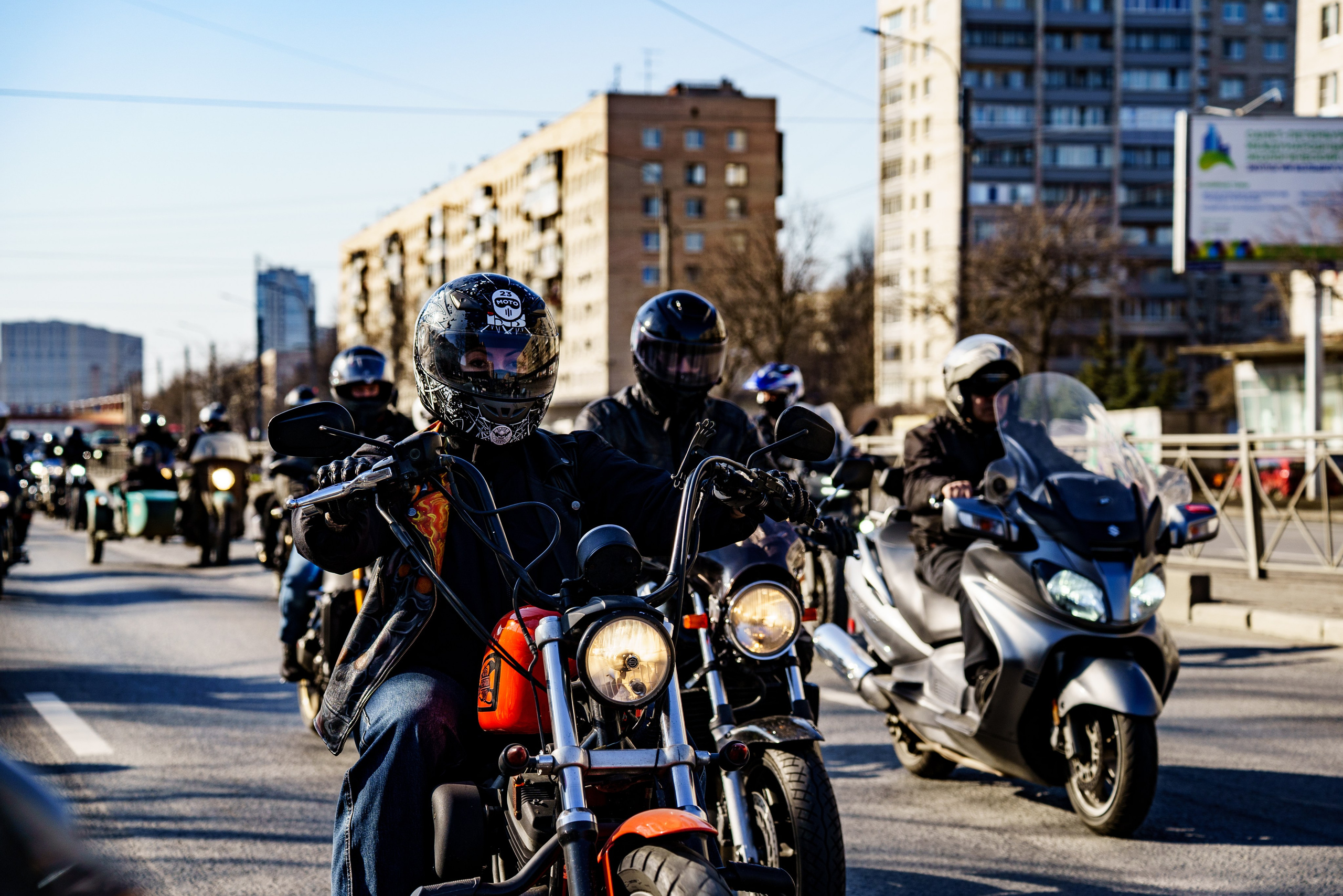 Прохват мотоклуба Norman Riders ч.1. Концертный и репортажный фотограф в Санкт-Петербурге Слава Пахомов