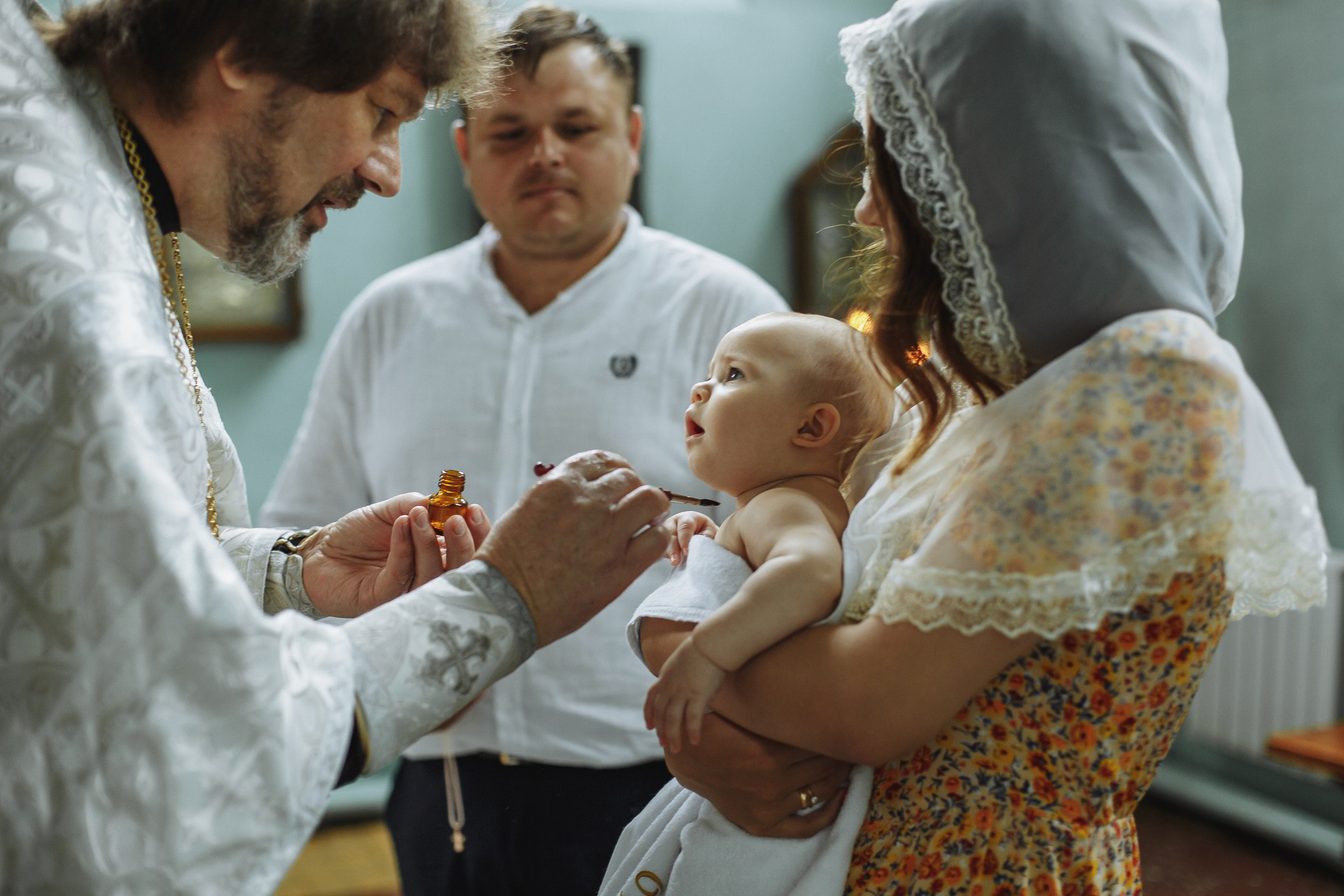 Крещение Софии. Семейный и свадебный фотограф в Саратове Катерина Оленская